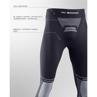 Pantalone Sportivo X-BIONIC Uomo energizer 4.0 3/4 Nero