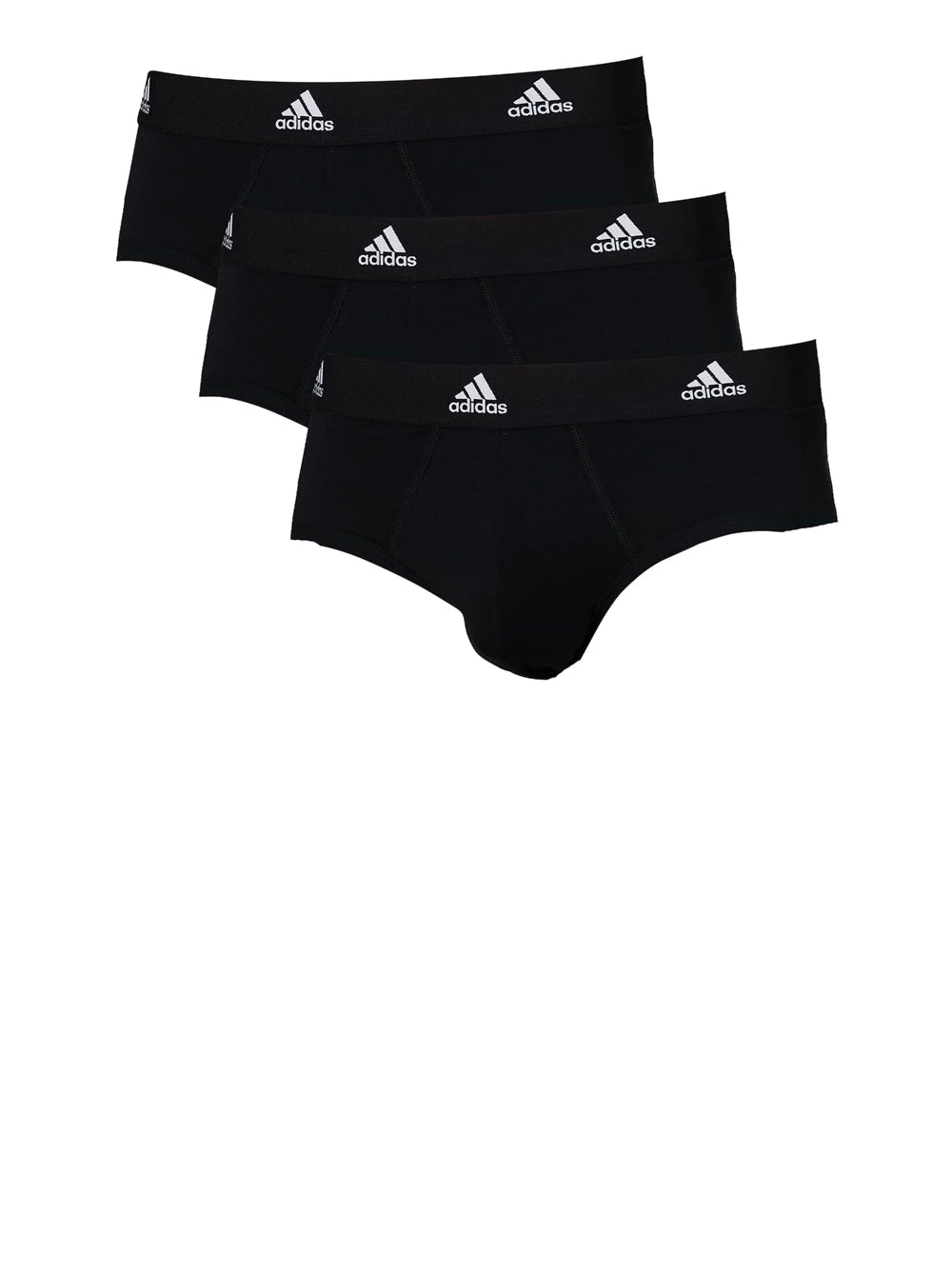Intimo Adidas Uomo Afc - 3pk Brief Nero