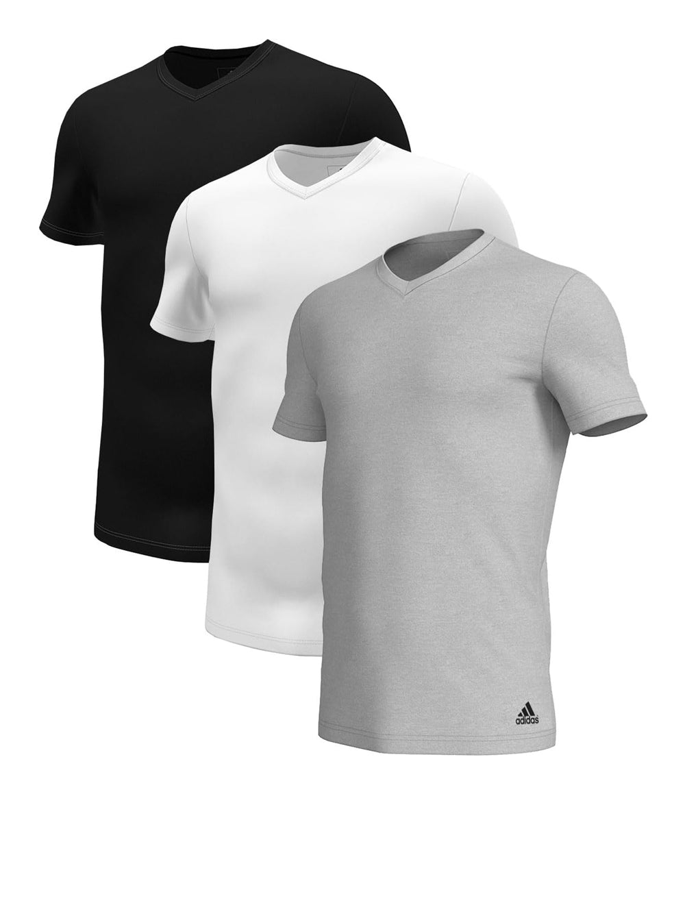 T-Shirt Adidas Uomo Acrc - 3pk V Neck T-Shirt Multicolore