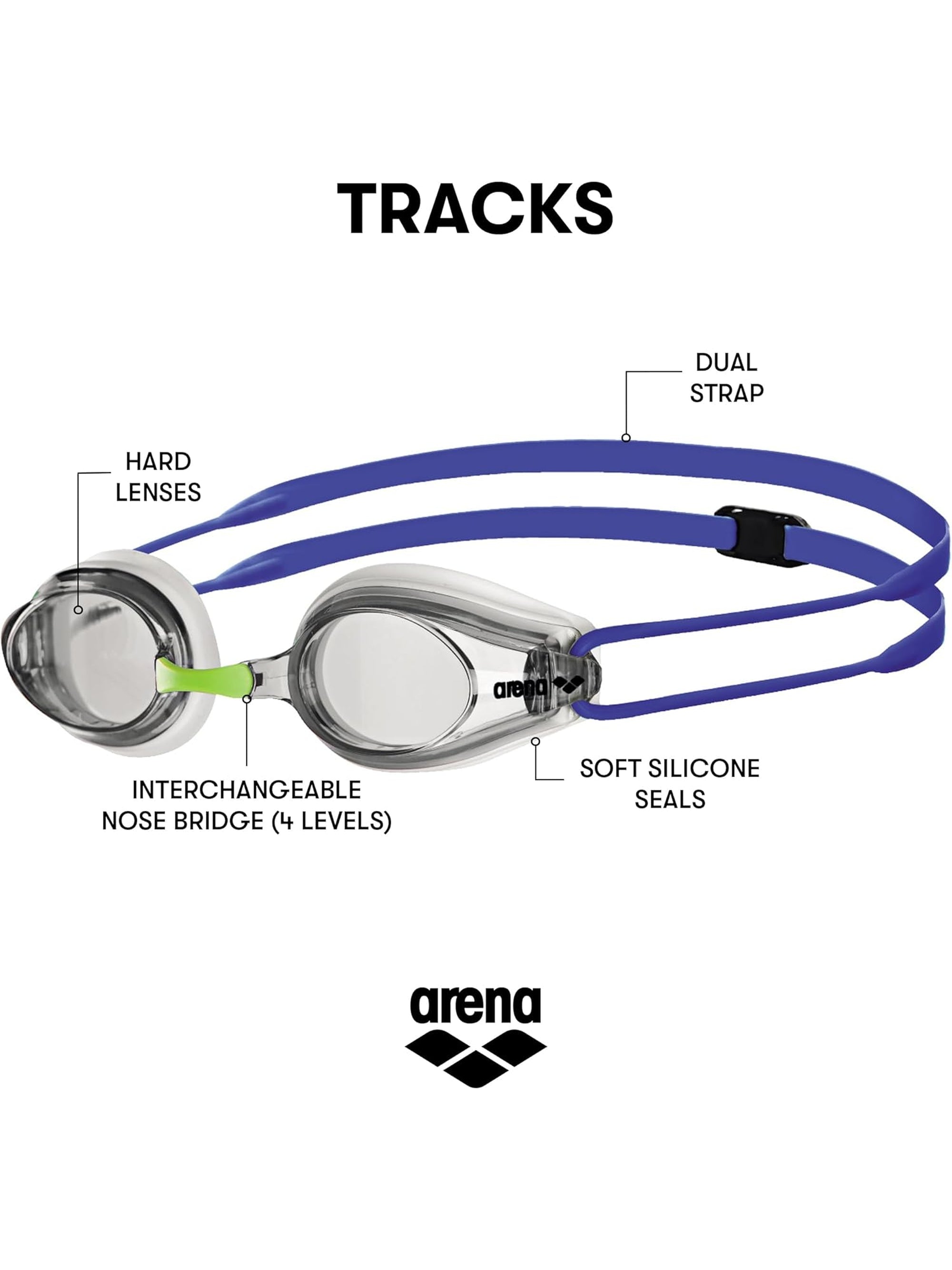 Occhiali - Occhialini ARENA Unisex tracks Viola