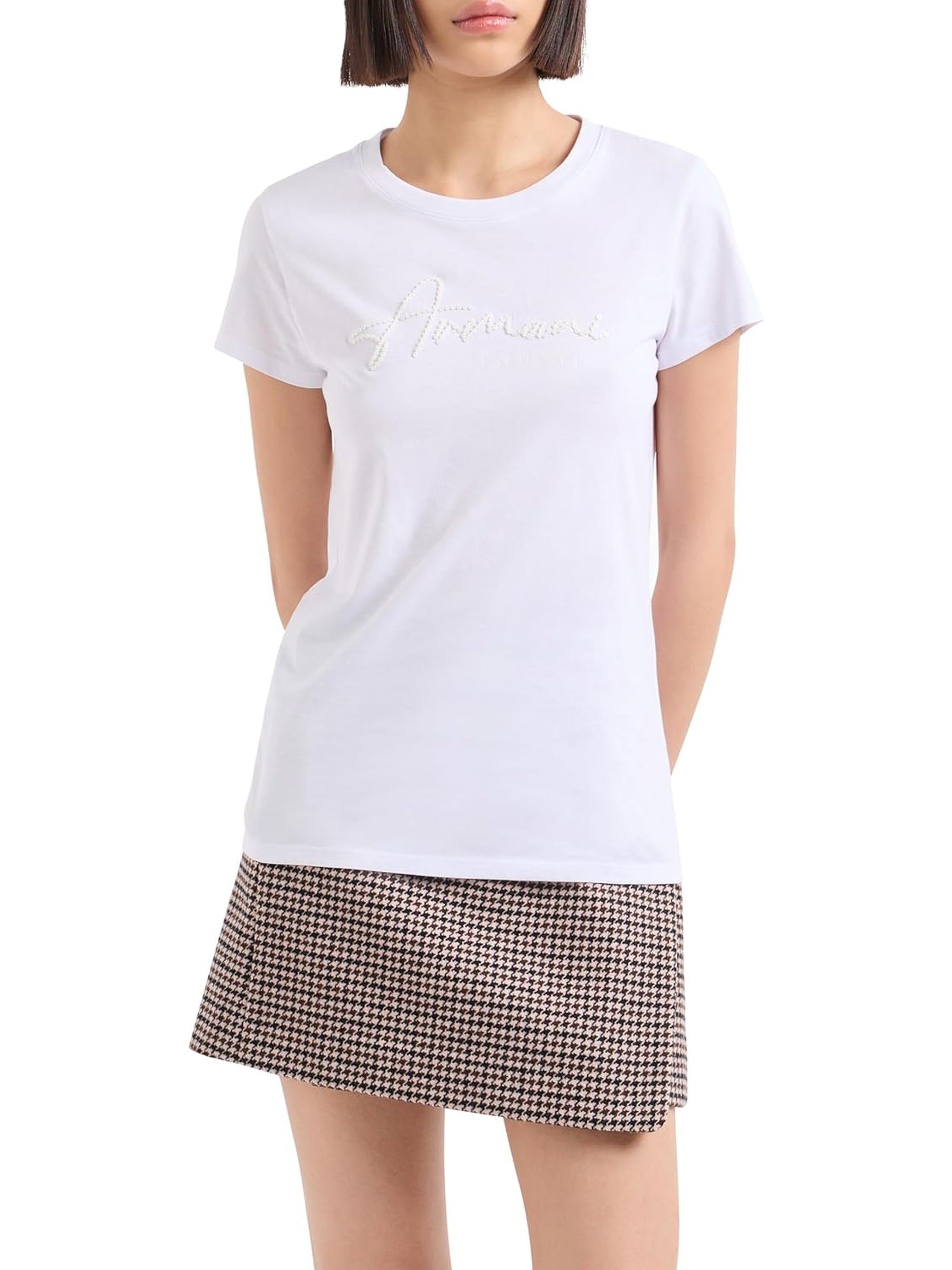 T-shirt ARMANI EXCHANGE Donna Bianco