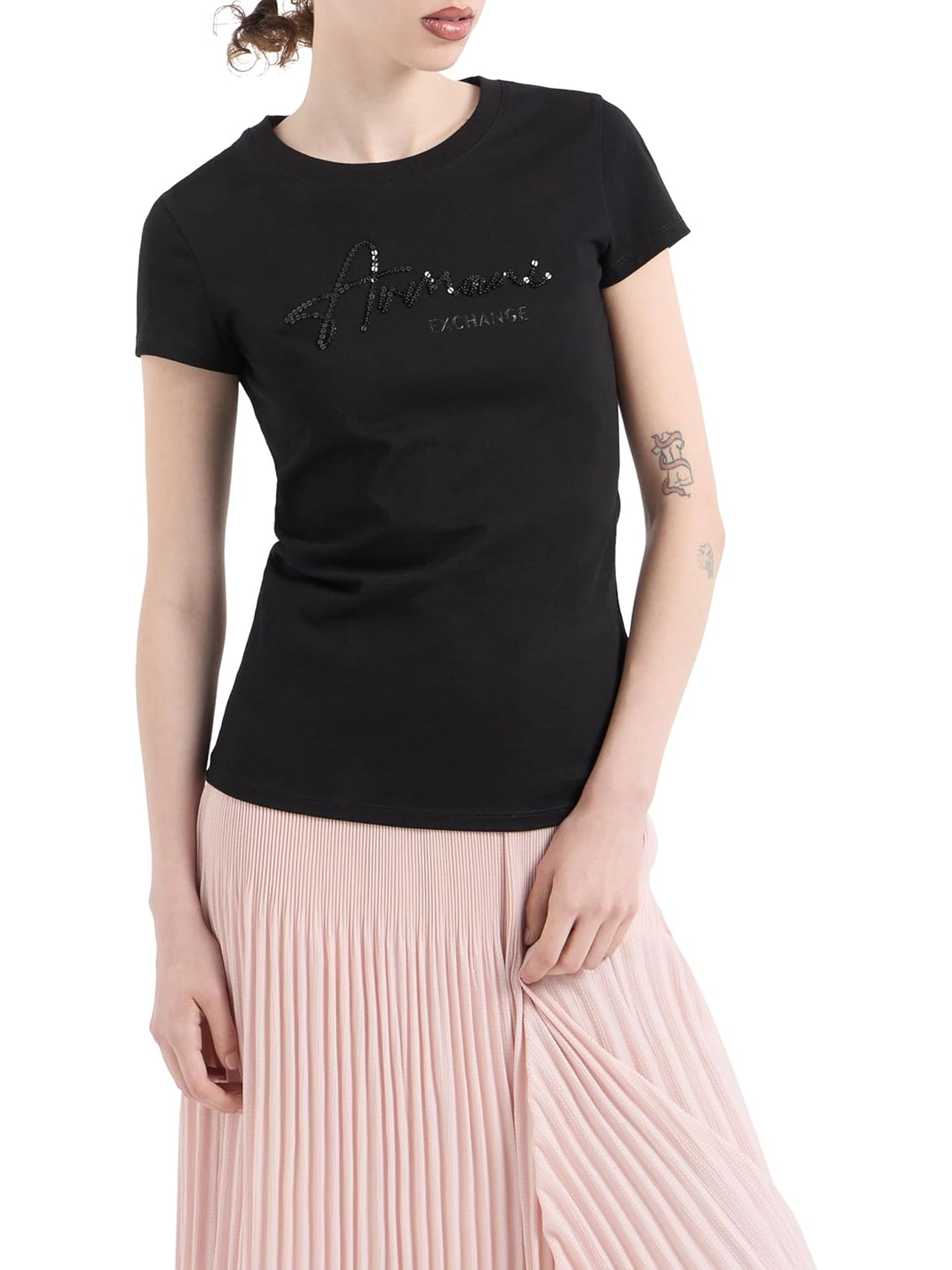 T-shirt ARMANI EXCHANGE Donna Nero