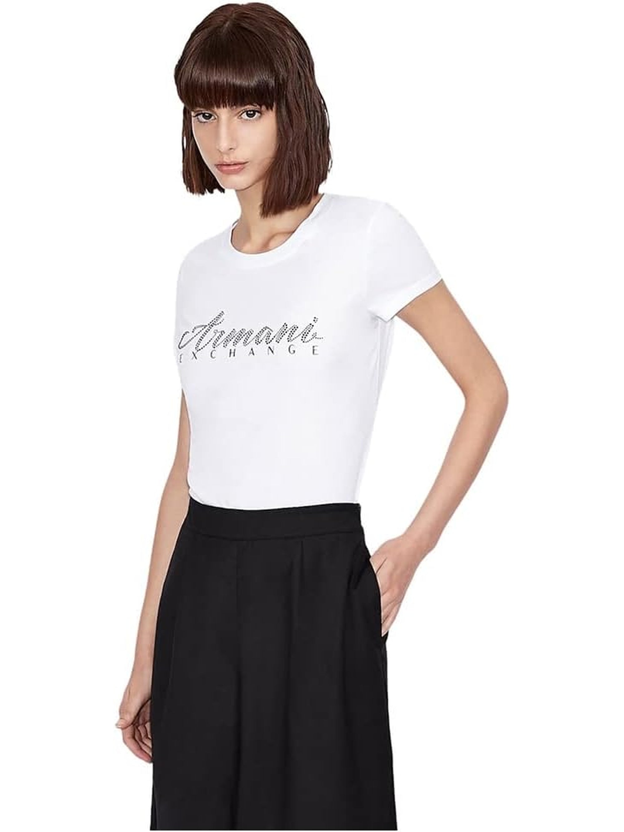 T-shirt ARMANI EXCHANGE Donna Bianco