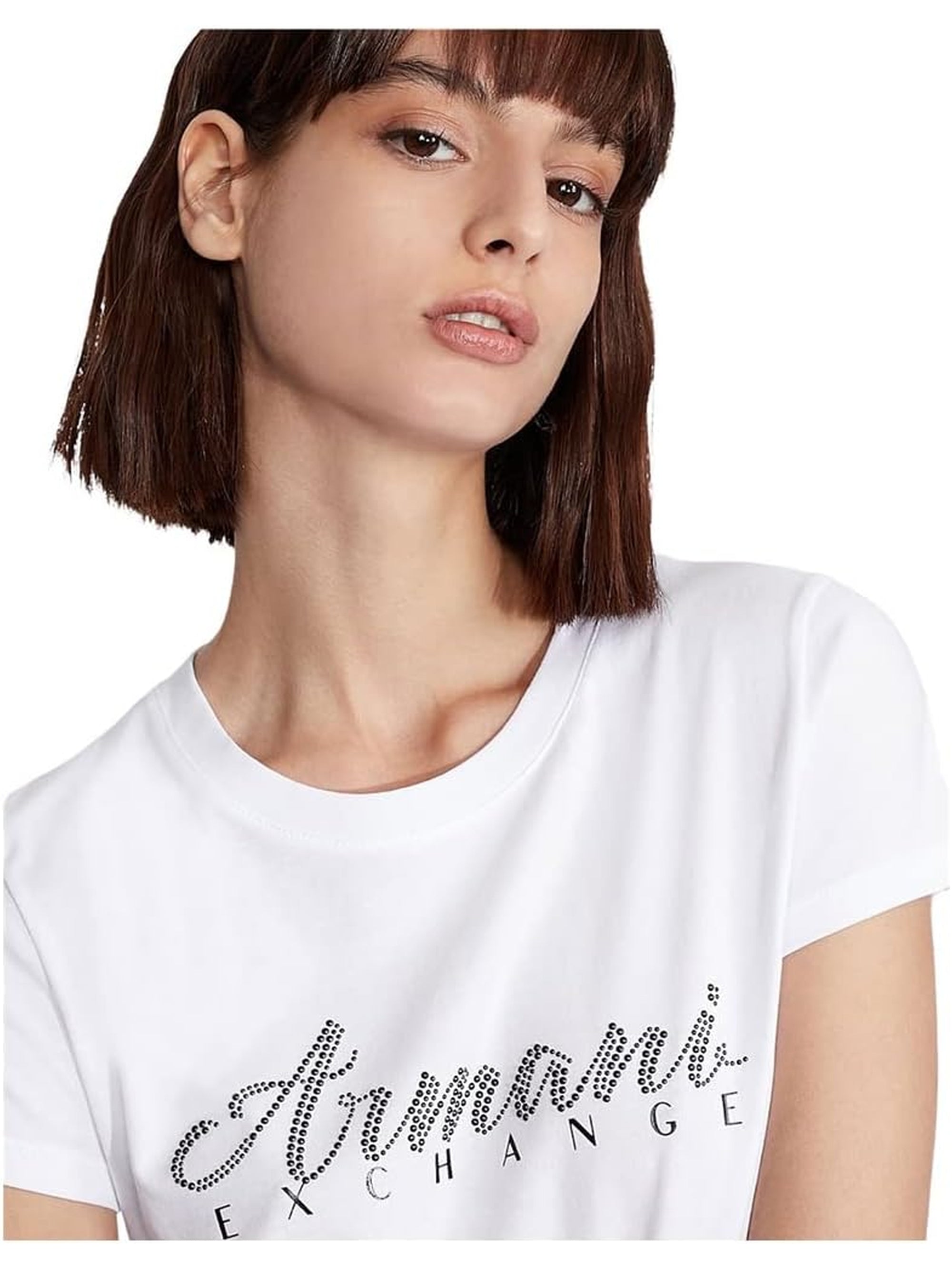 T-shirt ARMANI EXCHANGE Donna Bianco