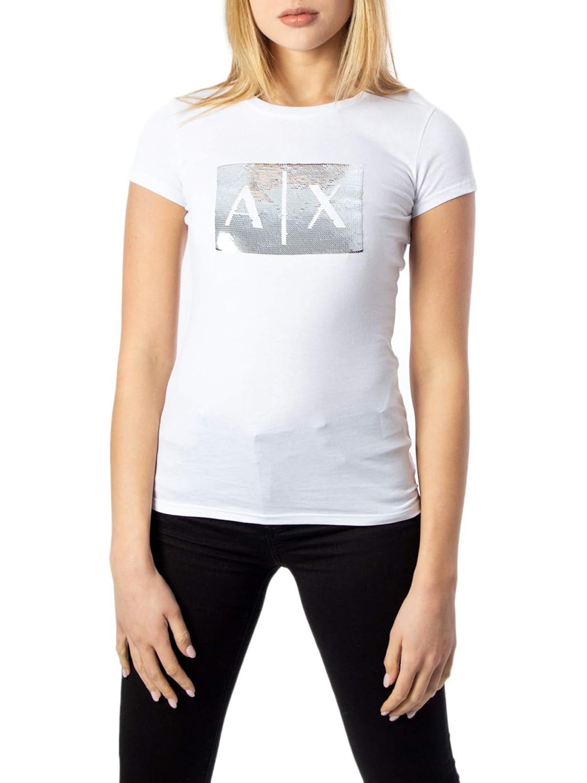 T-shirt ARMANI EXCHANGE Donna Bianco