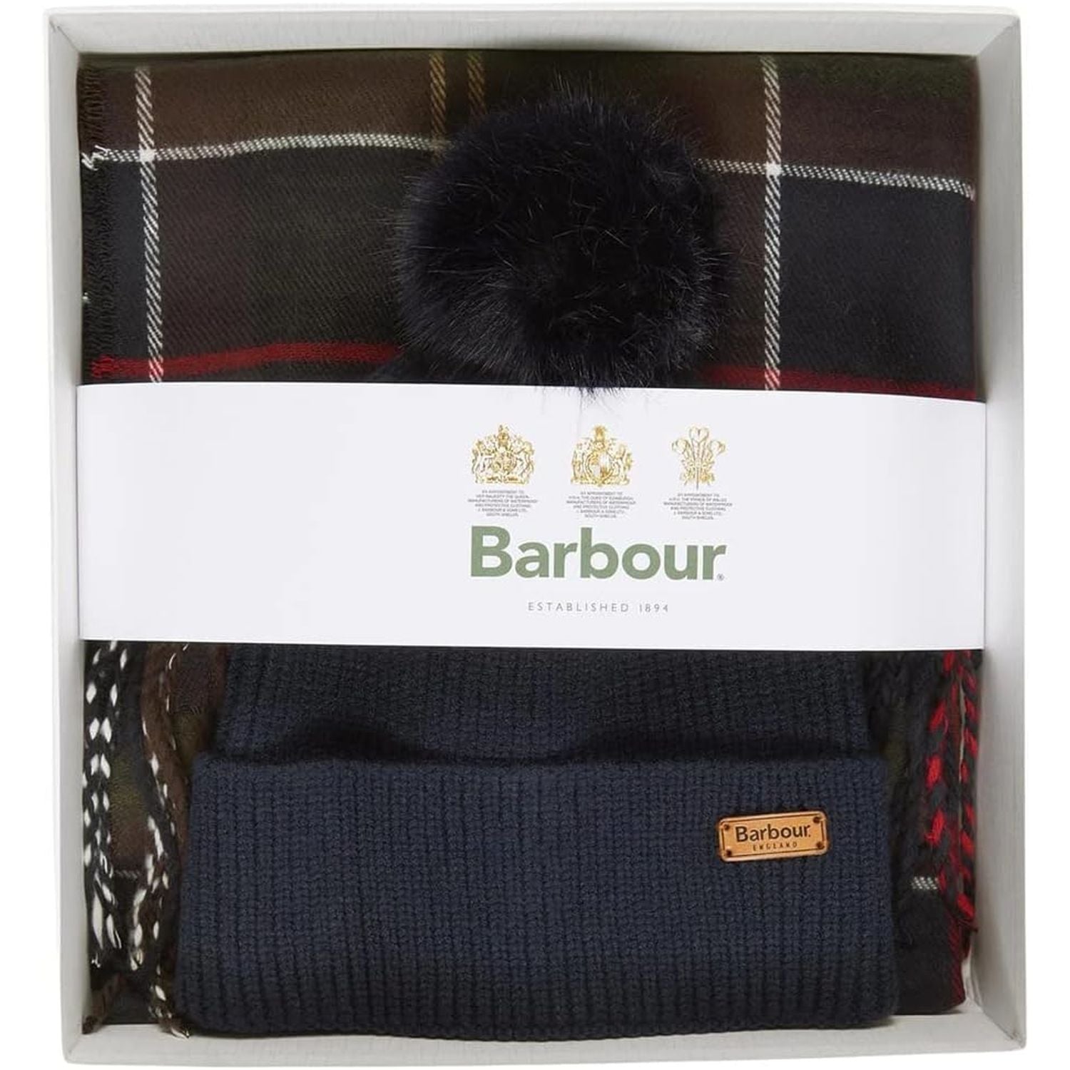 Completo BARBOUR Donna dover beanie & hales Multicolore