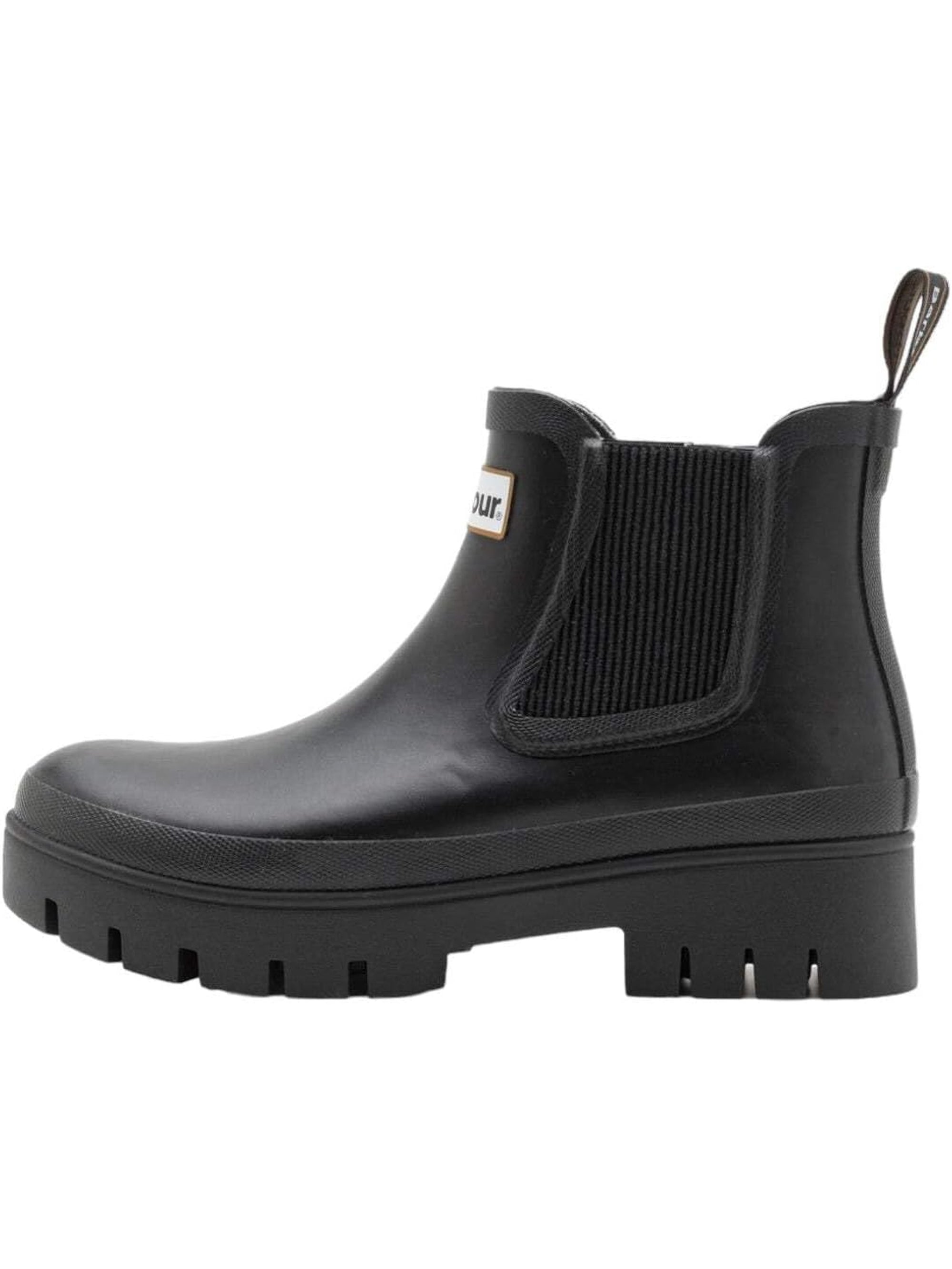 Stivaletti BARBOUR Donna halton chelsea welly Nero