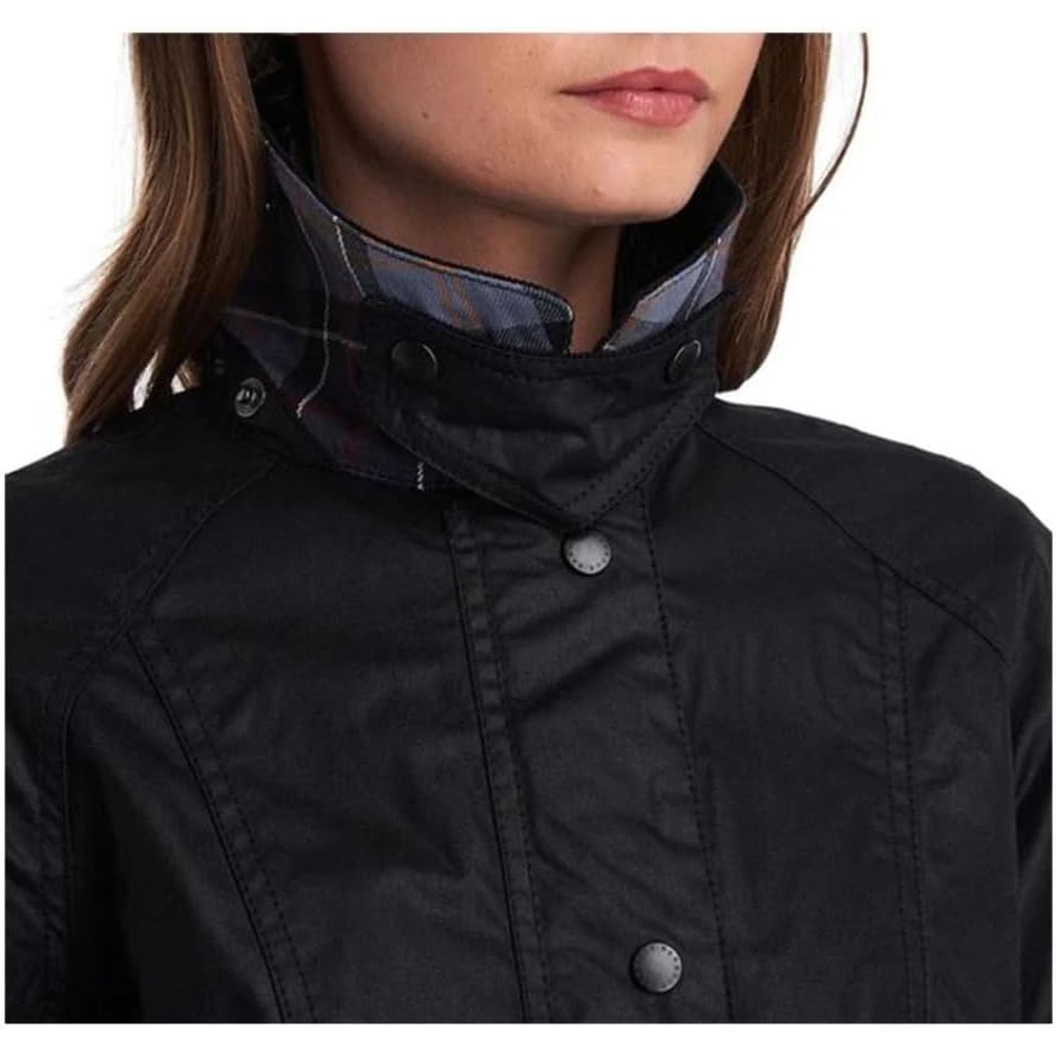 Giubbotto BARBOUR Donna beadnell wax Nero