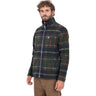 Giubbotto BARBOUR Uomo tartan fleece zip Multicolore