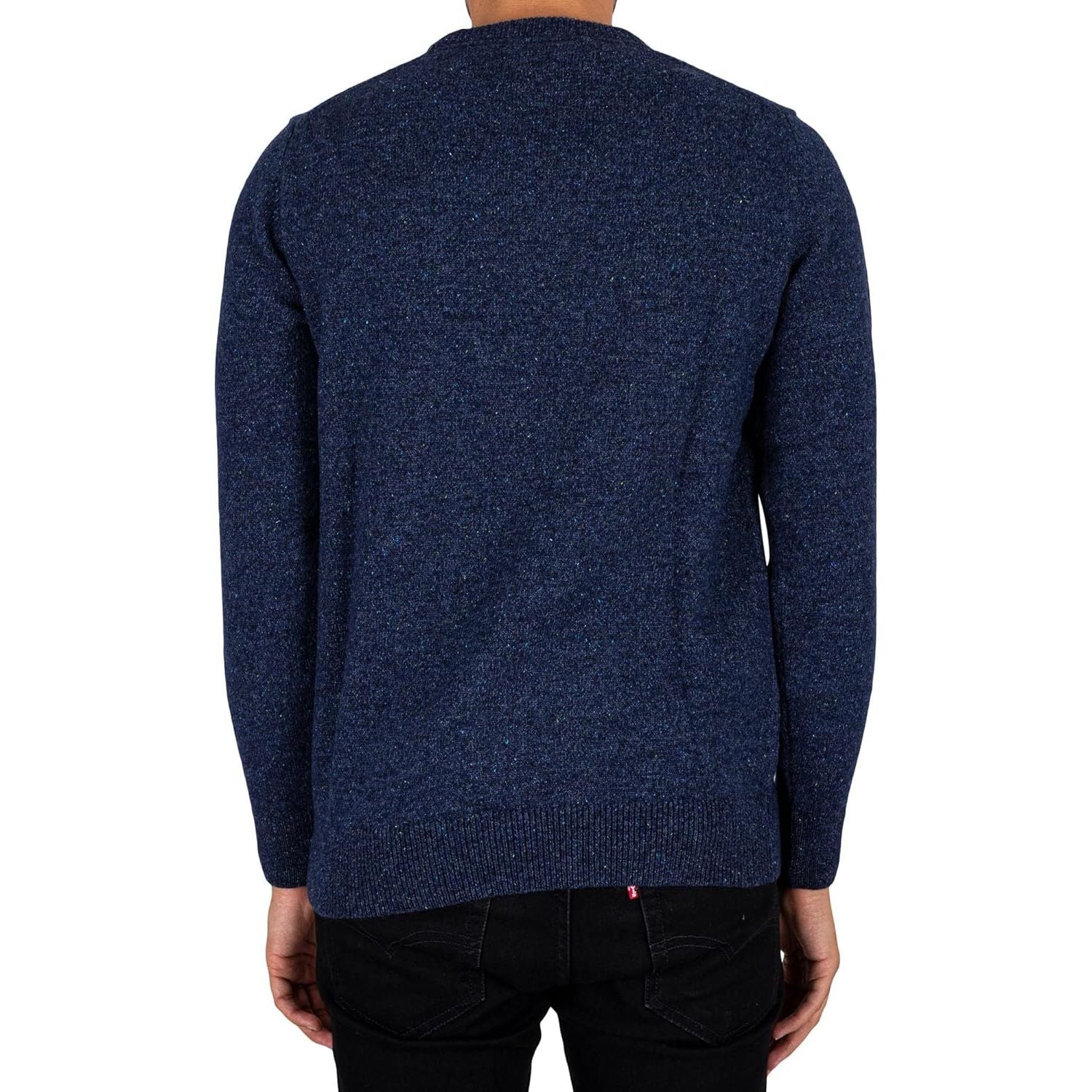 Pullover BARBOUR Uomo essential tisbury crew Blu