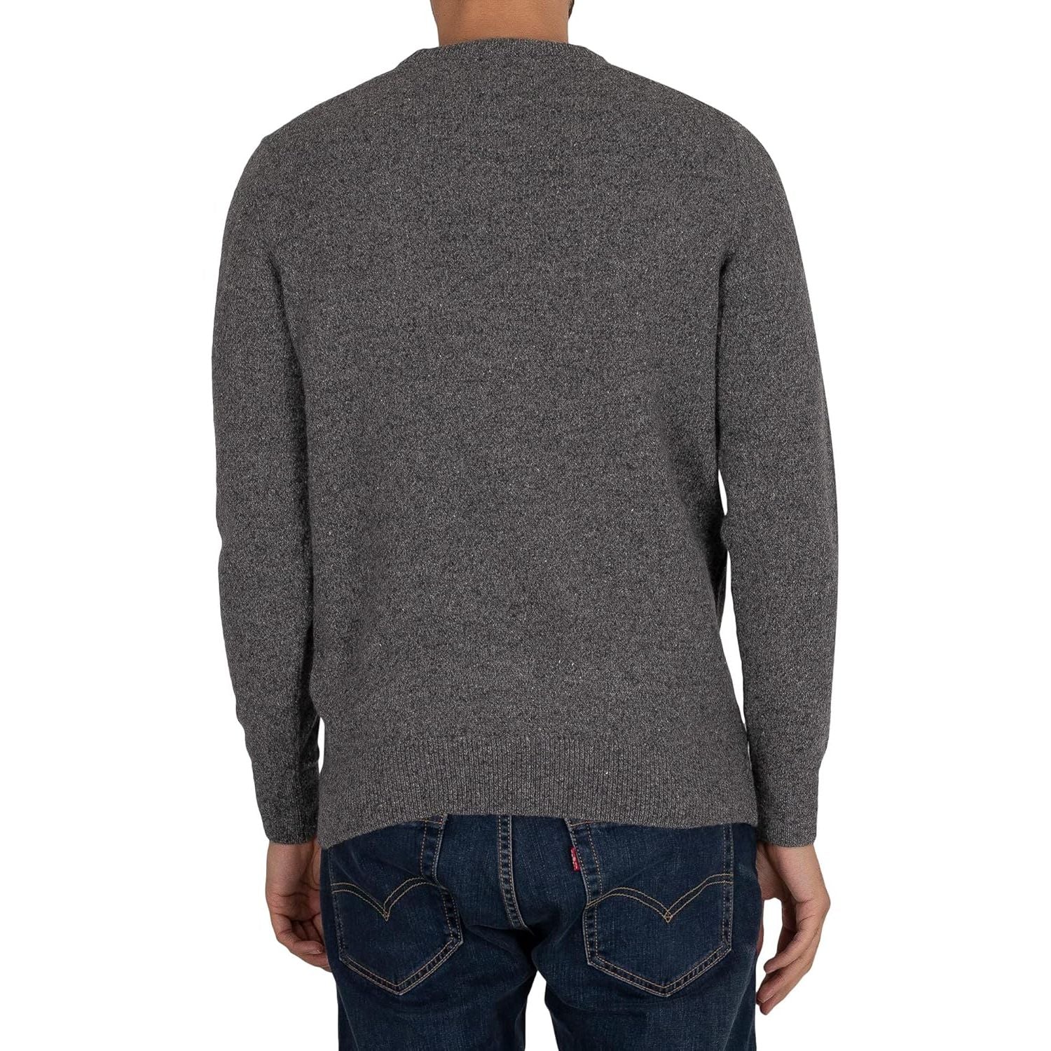 Pullover BARBOUR Uomo essential tisbury crew Grigio