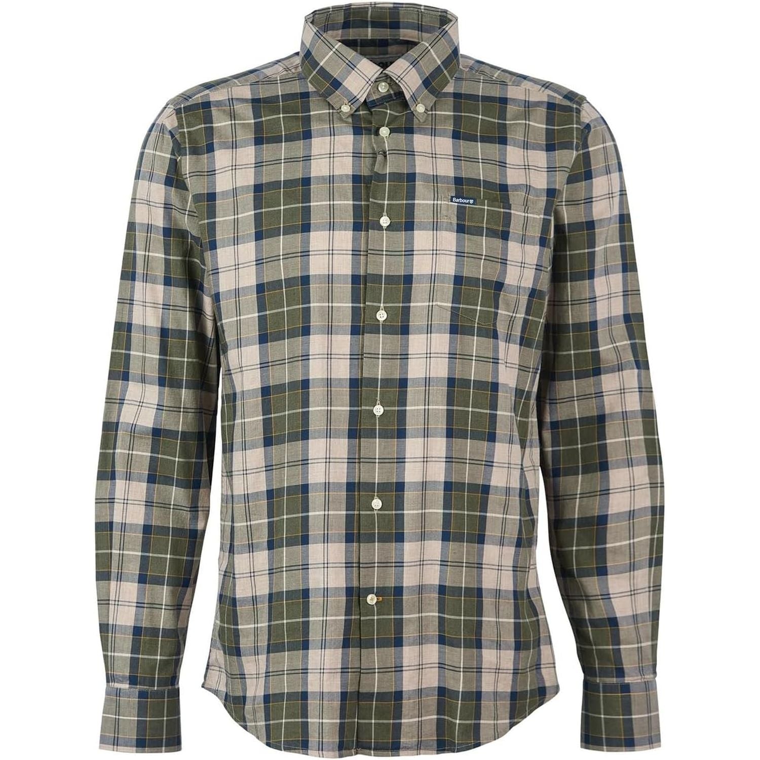 Camicia BARBOUR Uomo wetheram tailored Verde