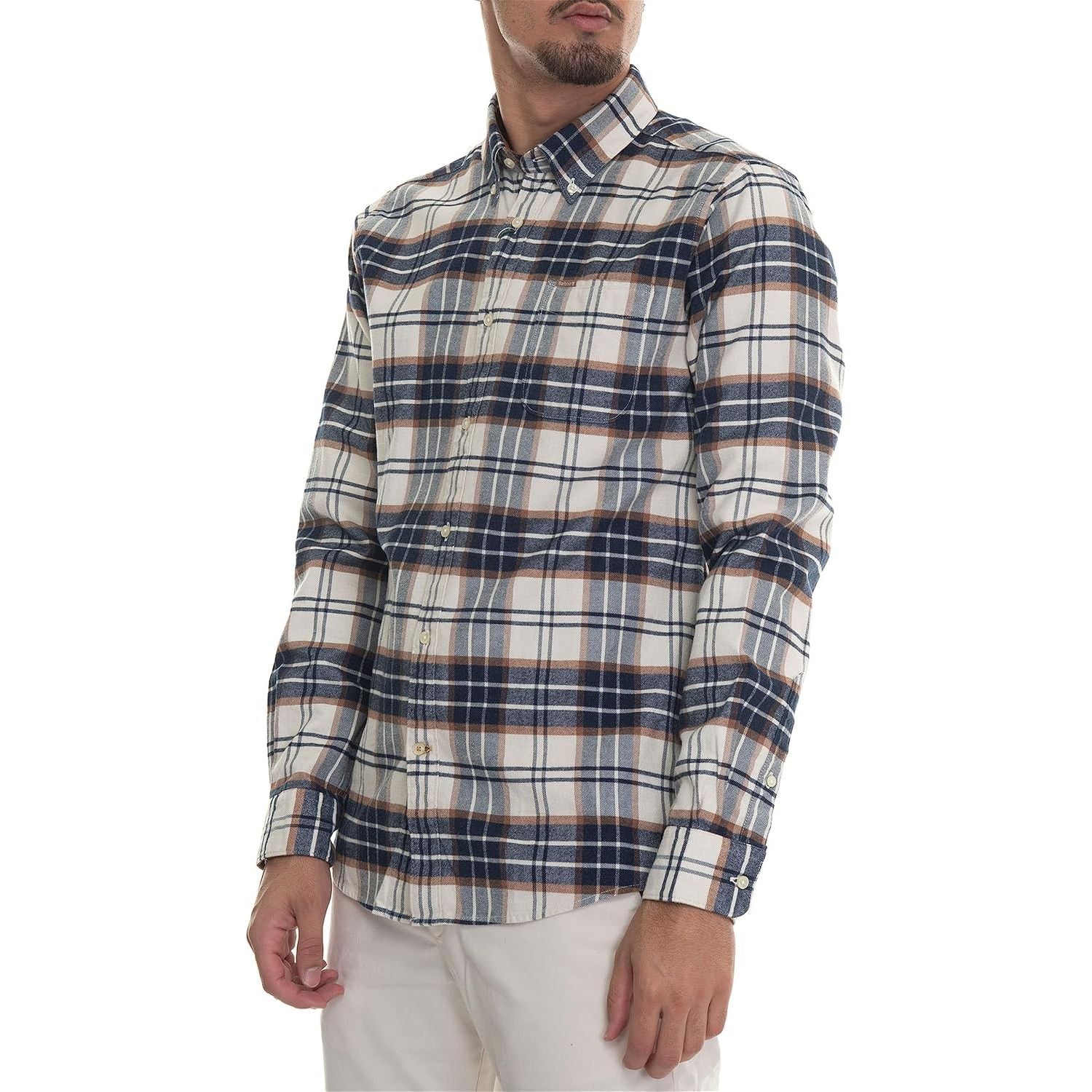 Camicia BARBOUR Uomo portdown tailored Avorio