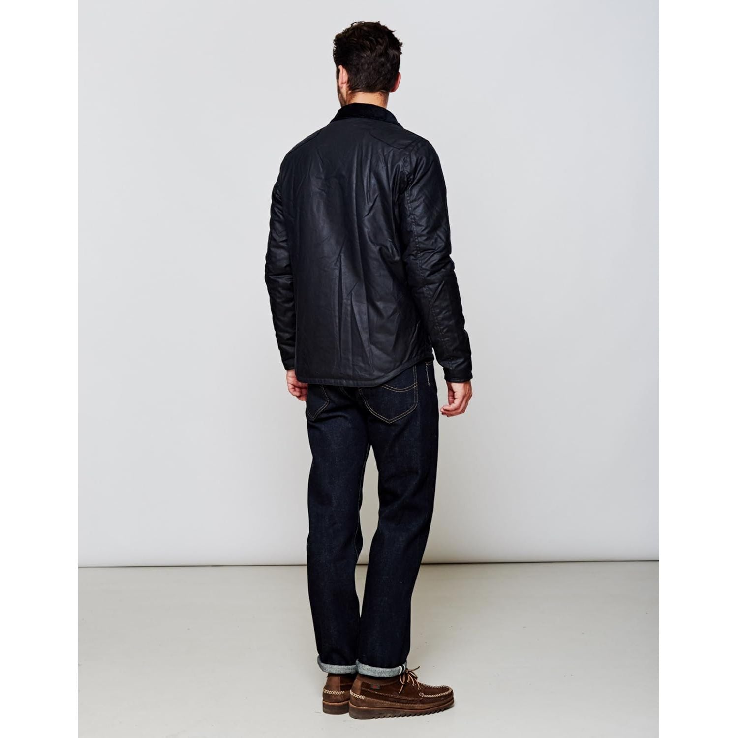 Giubbotto BARBOUR Uomo reelin wax Navy