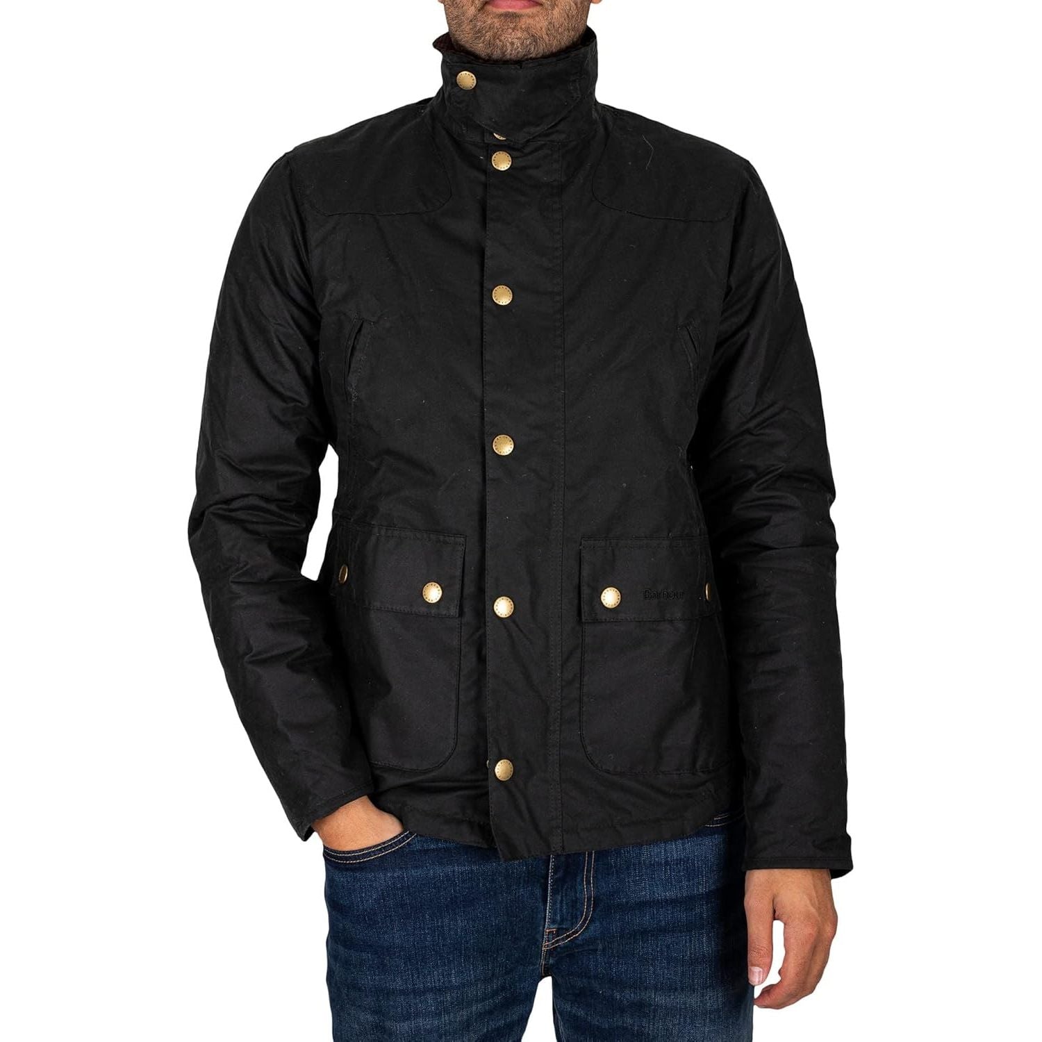 Giubbotto BARBOUR Uomo reelin wax Marrone