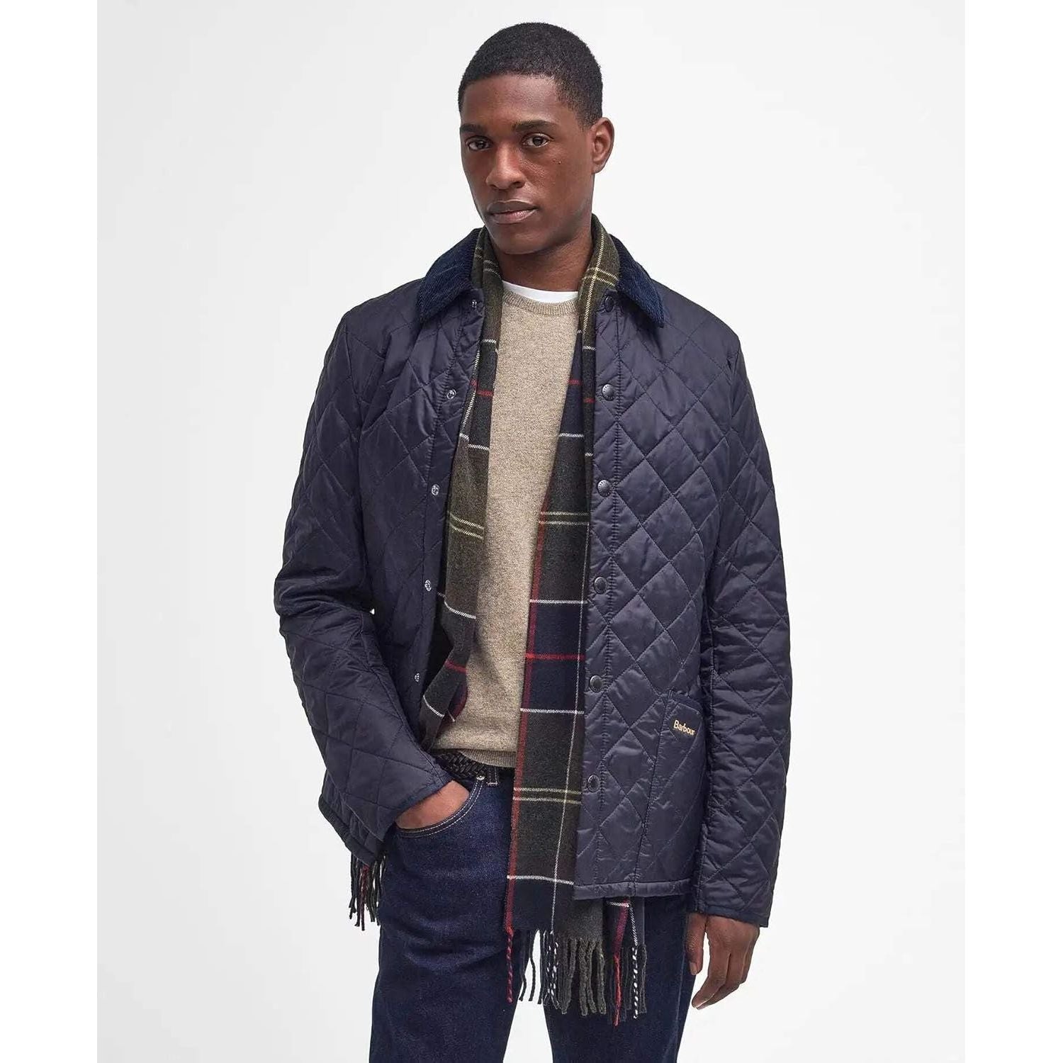 Sciarpa BARBOUR Uomo galingale tartan Multicolore