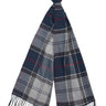 Sciarpa BARBOUR Uomo galingale tartan Blu