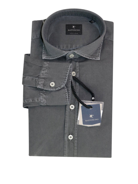 Camicia Bastoncino Uomo Simo Collo 164 Grigio Bastoncino  Angolo dello Sport