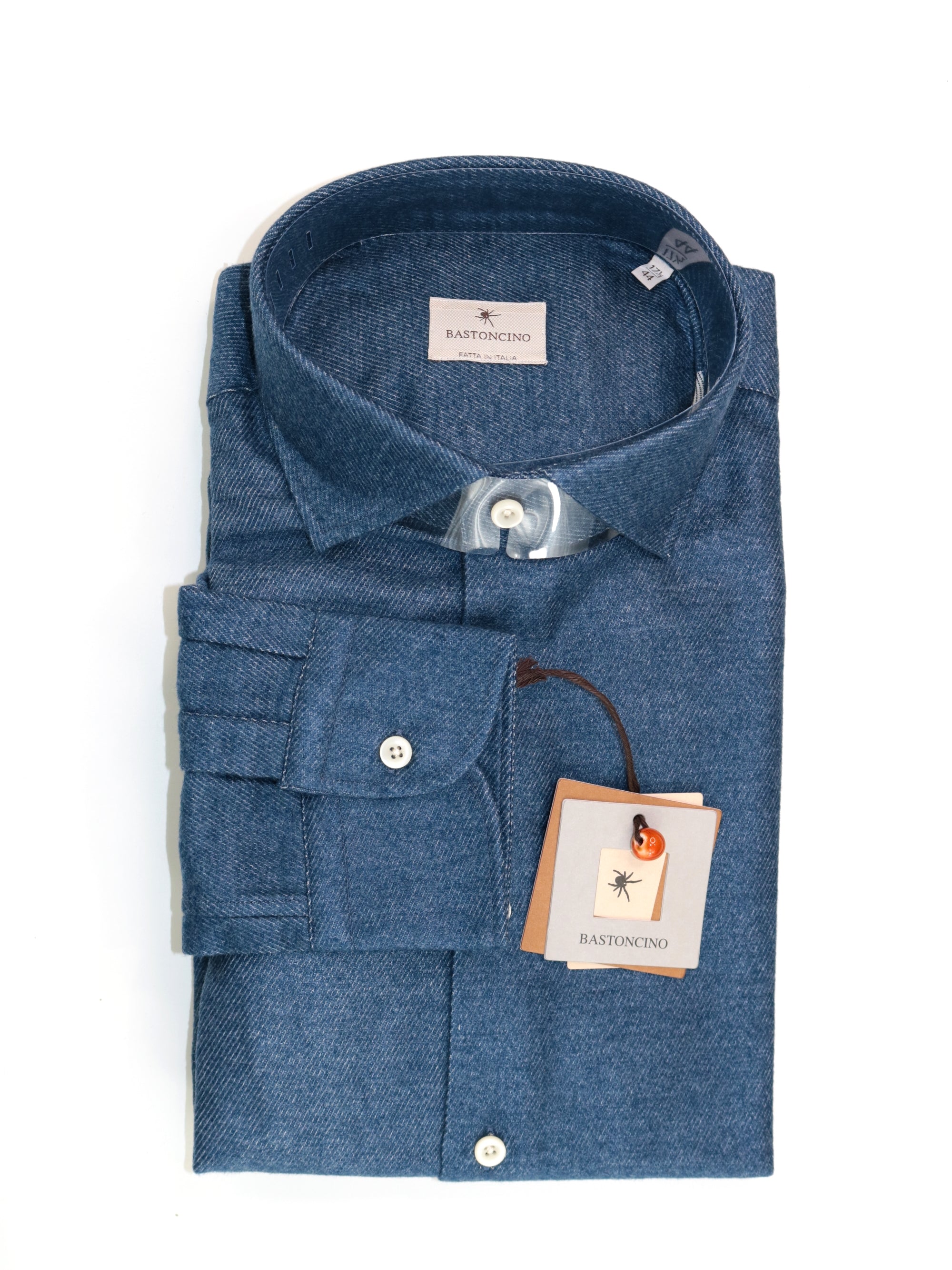 Camicia BASTONCINO Uomo simo collo 164 Denim