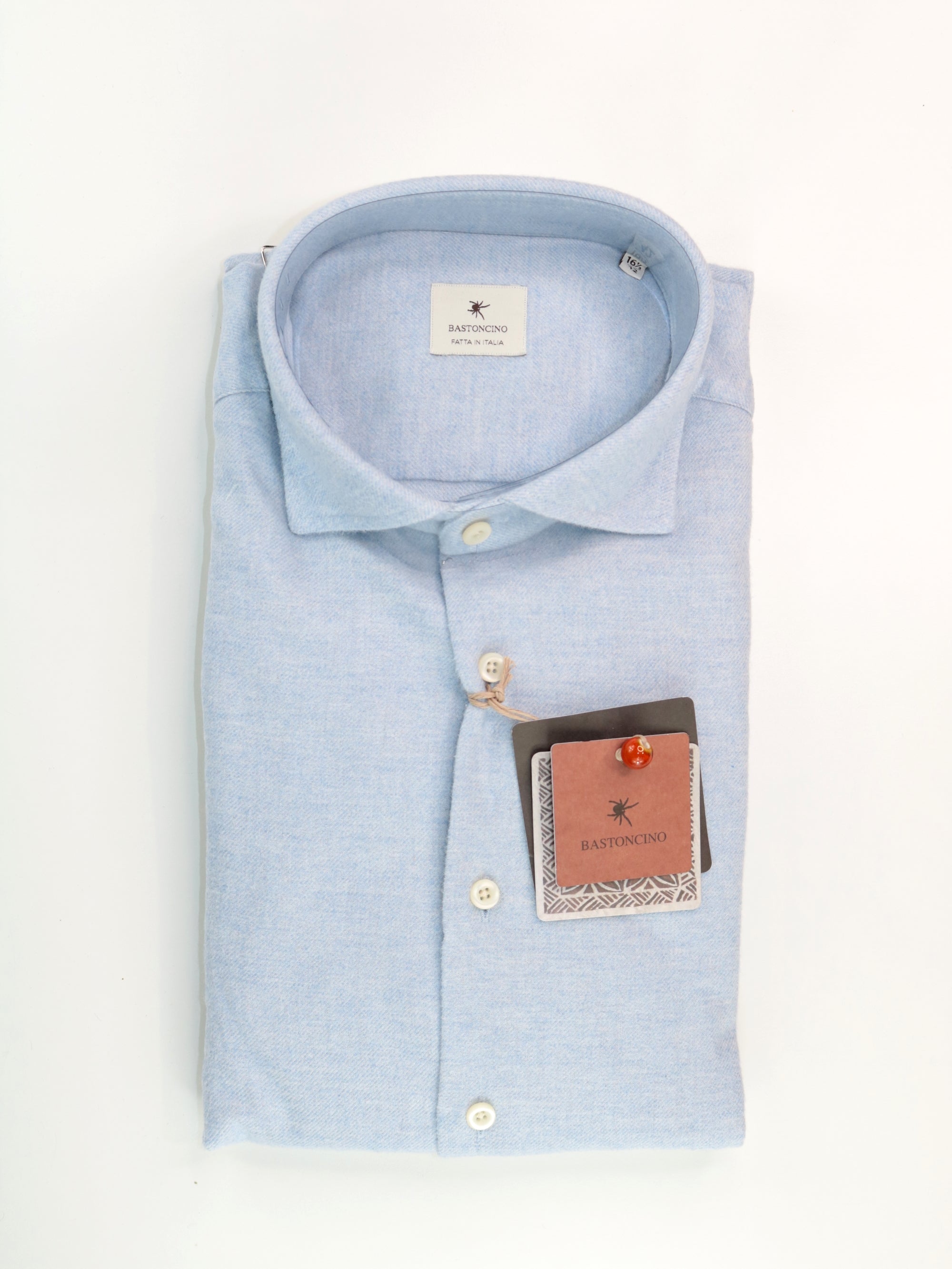 Camicia BASTONCINO Uomo simo collo 164 Celeste