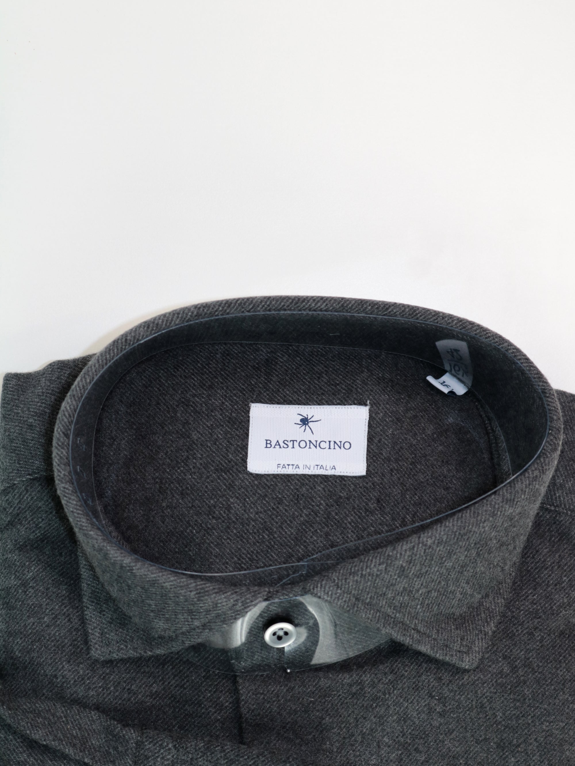 Camicia BASTONCINO Uomo simo collo 164 Grigio