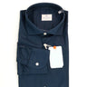 Camicia BASTONCINO Uomo simo collo 164 Blu