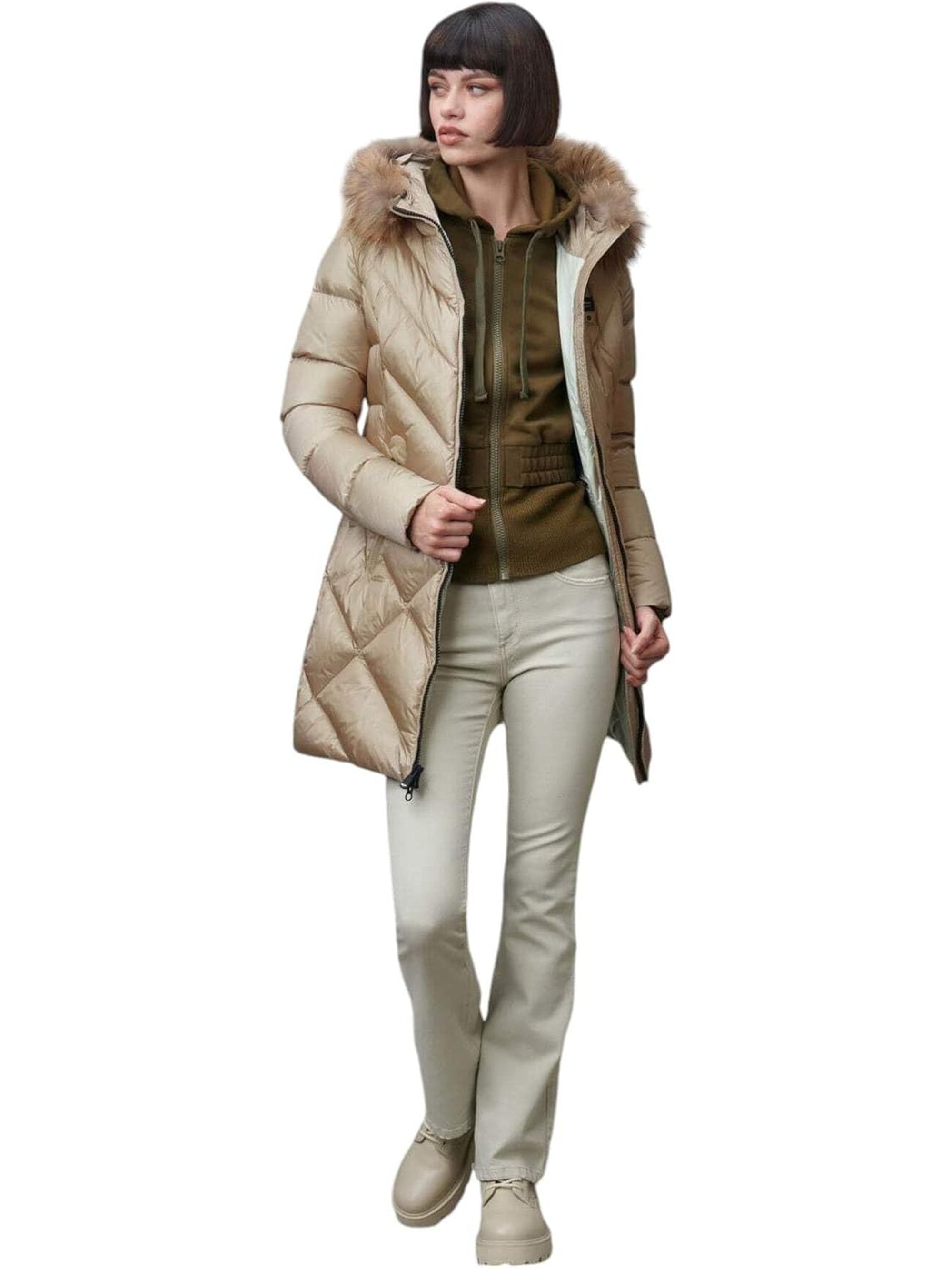 Giubbotto BLAUER Donna ALTHEA Beige