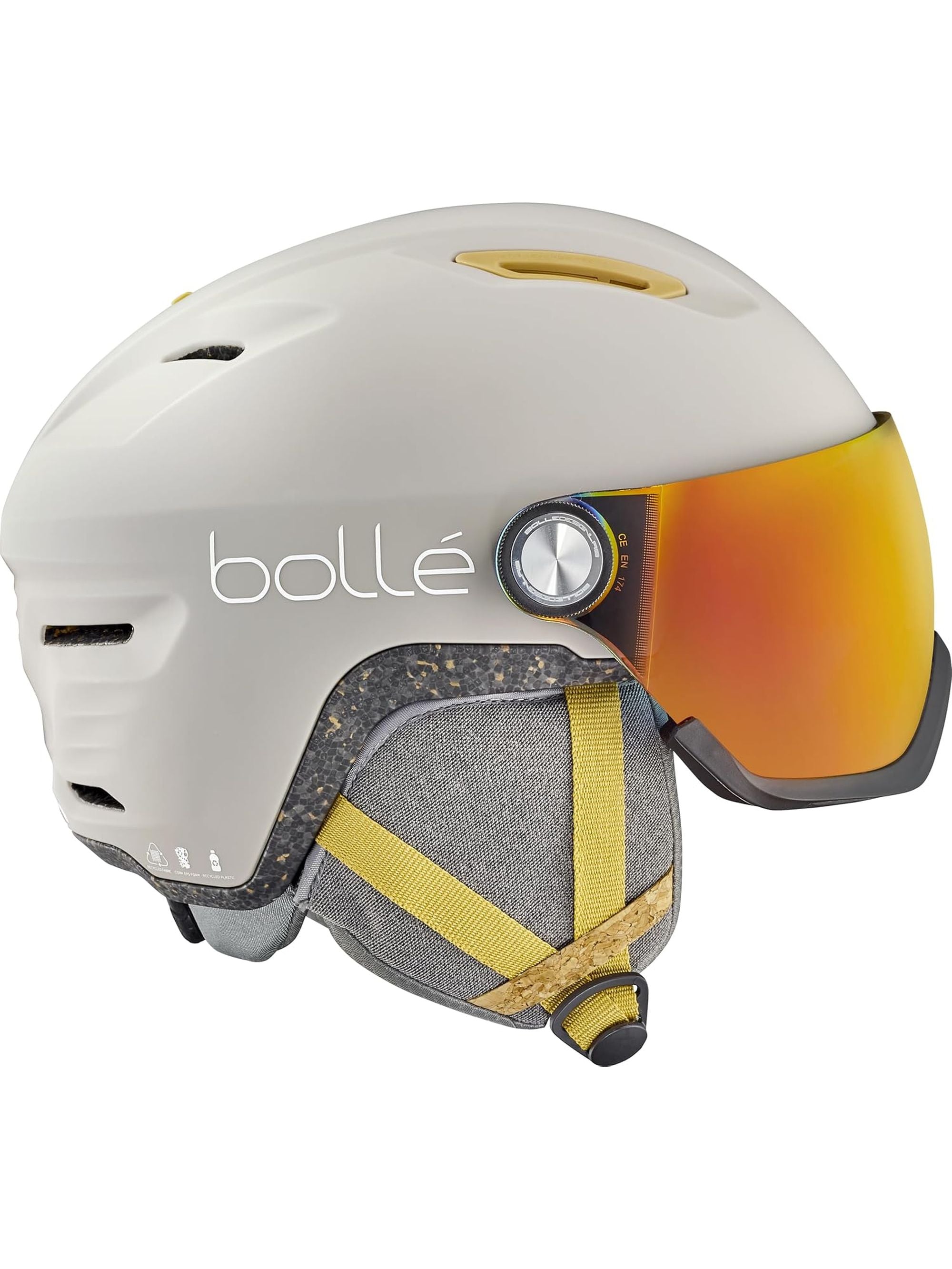 Casco BOLLE' Unisex ECO V-ATMOS Bianco