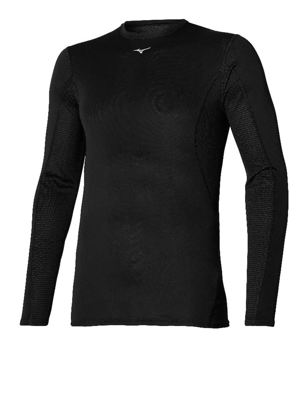 Sottomaglia Mizuno Uomo Mid Weight Crew Shirt Nero