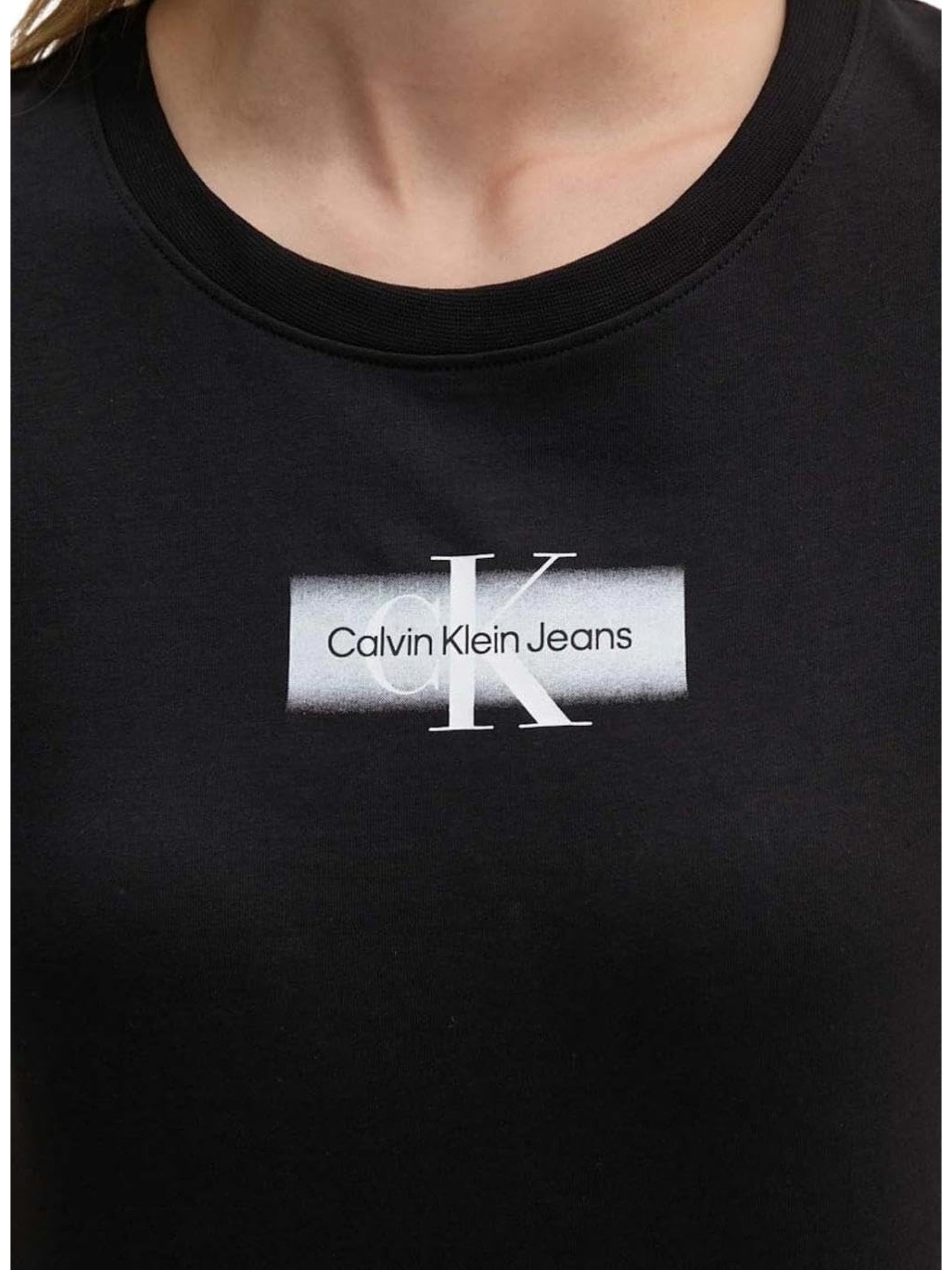 T-shirt CALVIN KLEIN Donna Nero