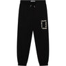 Leggings CALVIN KLEIN Bambino MINI HERO FLOCK LOGO PANTS Nero