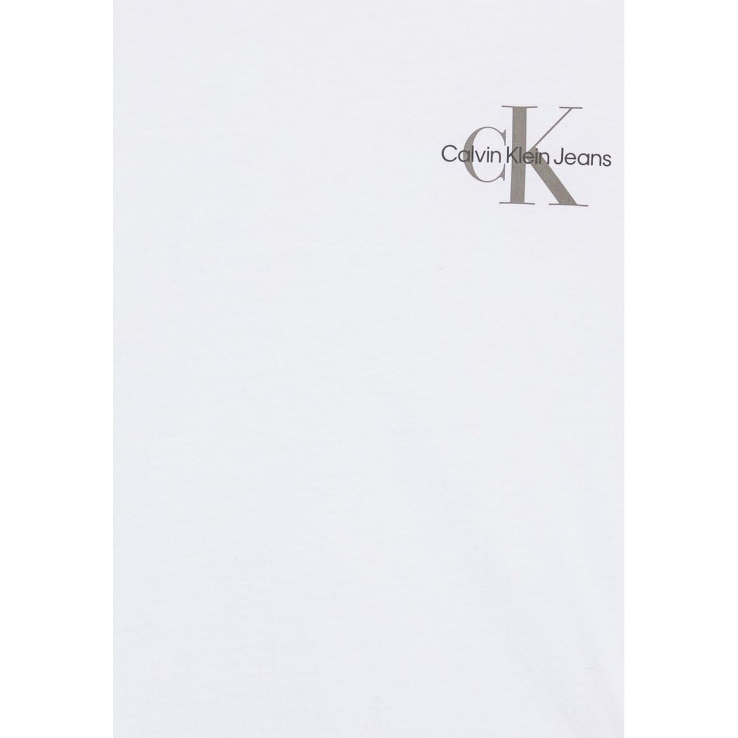 T-shirt CALVIN KLEIN Bambino CHEST MONOGRAM Bianco