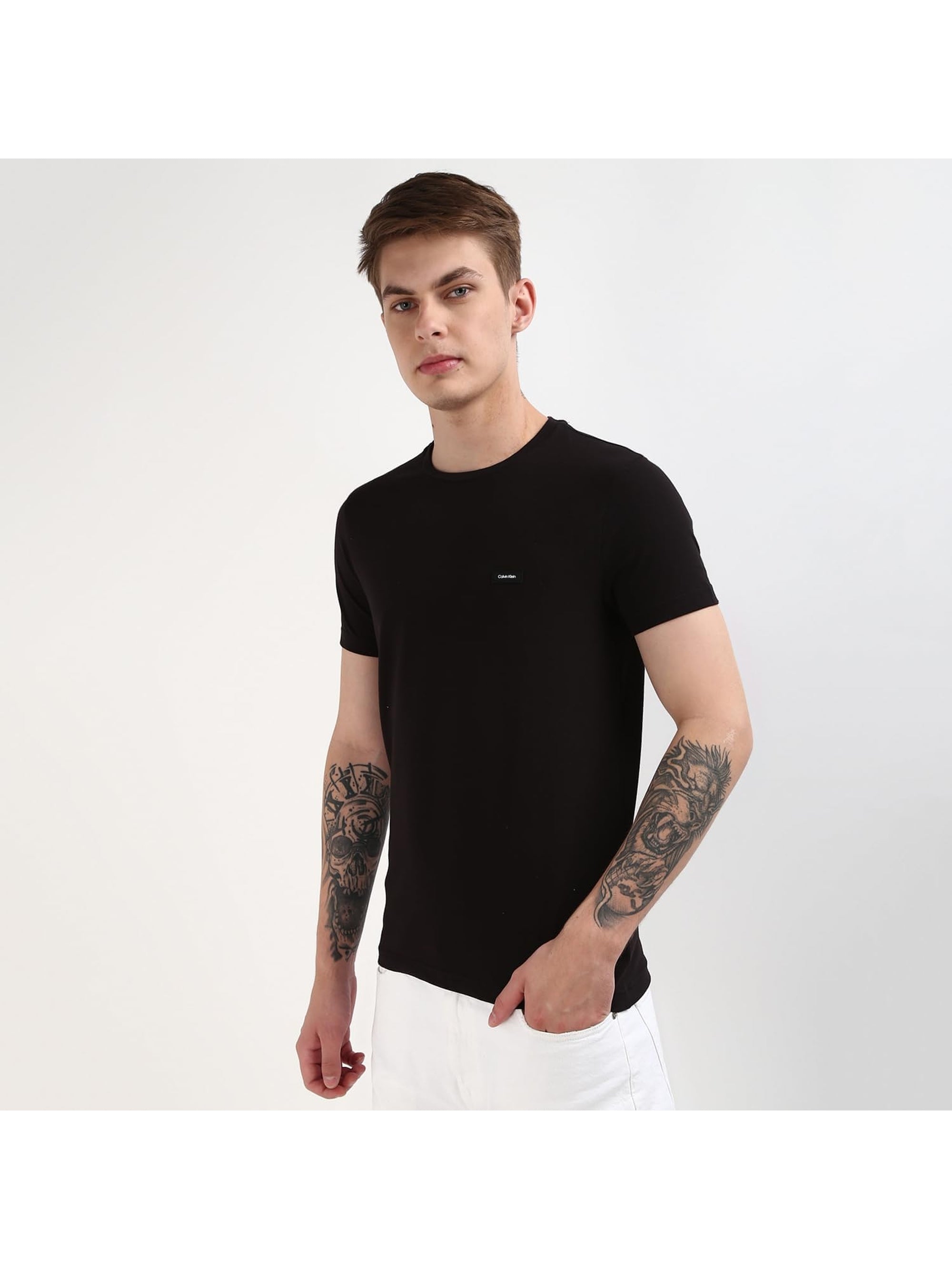 T-shirt CALVIN KLEIN Uomo Nero