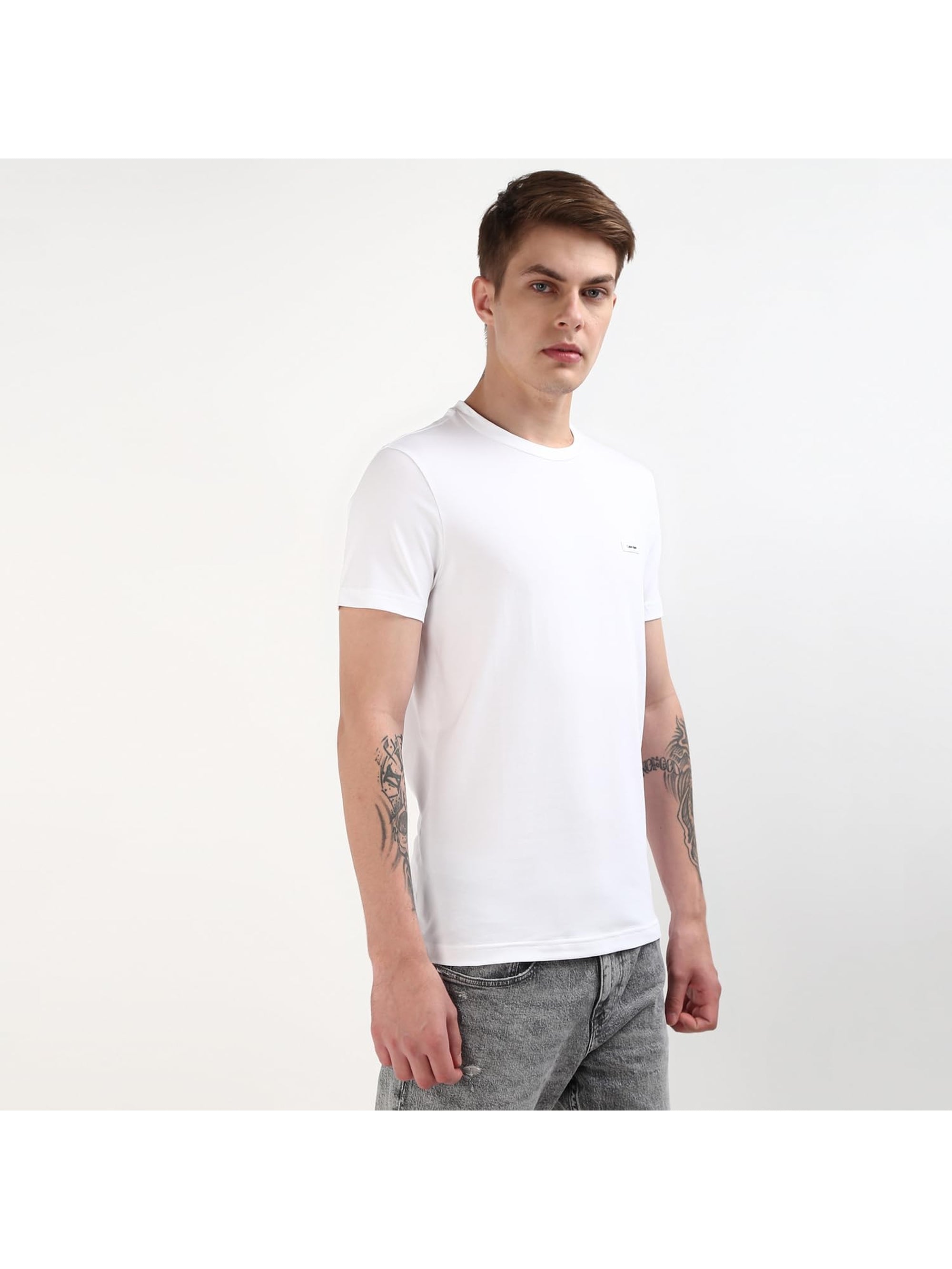 T-shirt CALVIN KLEIN Uomo Bianco