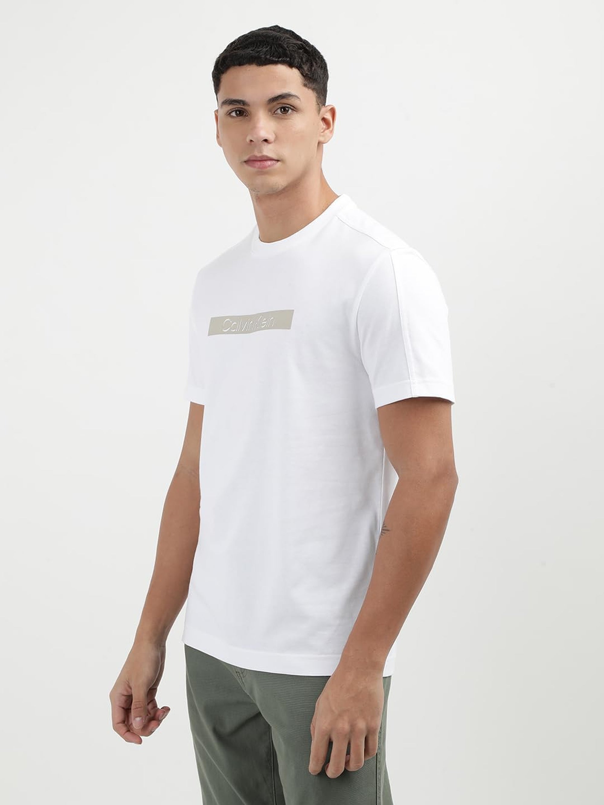 T-shirt CALVIN KLEIN Uomo Bianco