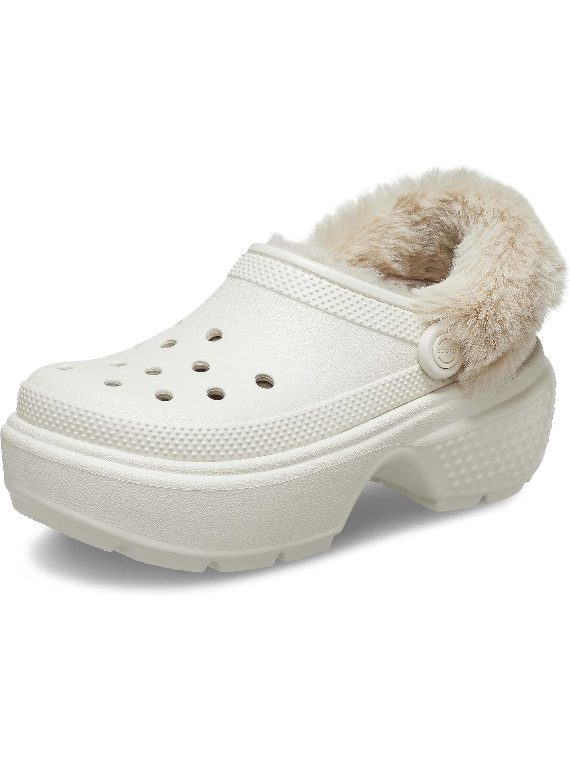 Ciabatte CROCS Unisex STOMP LINED CLOG Bianco