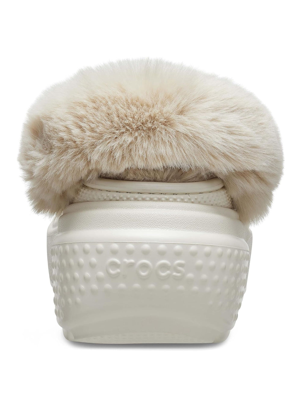 Ciabatte Crocs Unisex Stomp Lined Clog Bianco Crocs  Angolo dello Sport