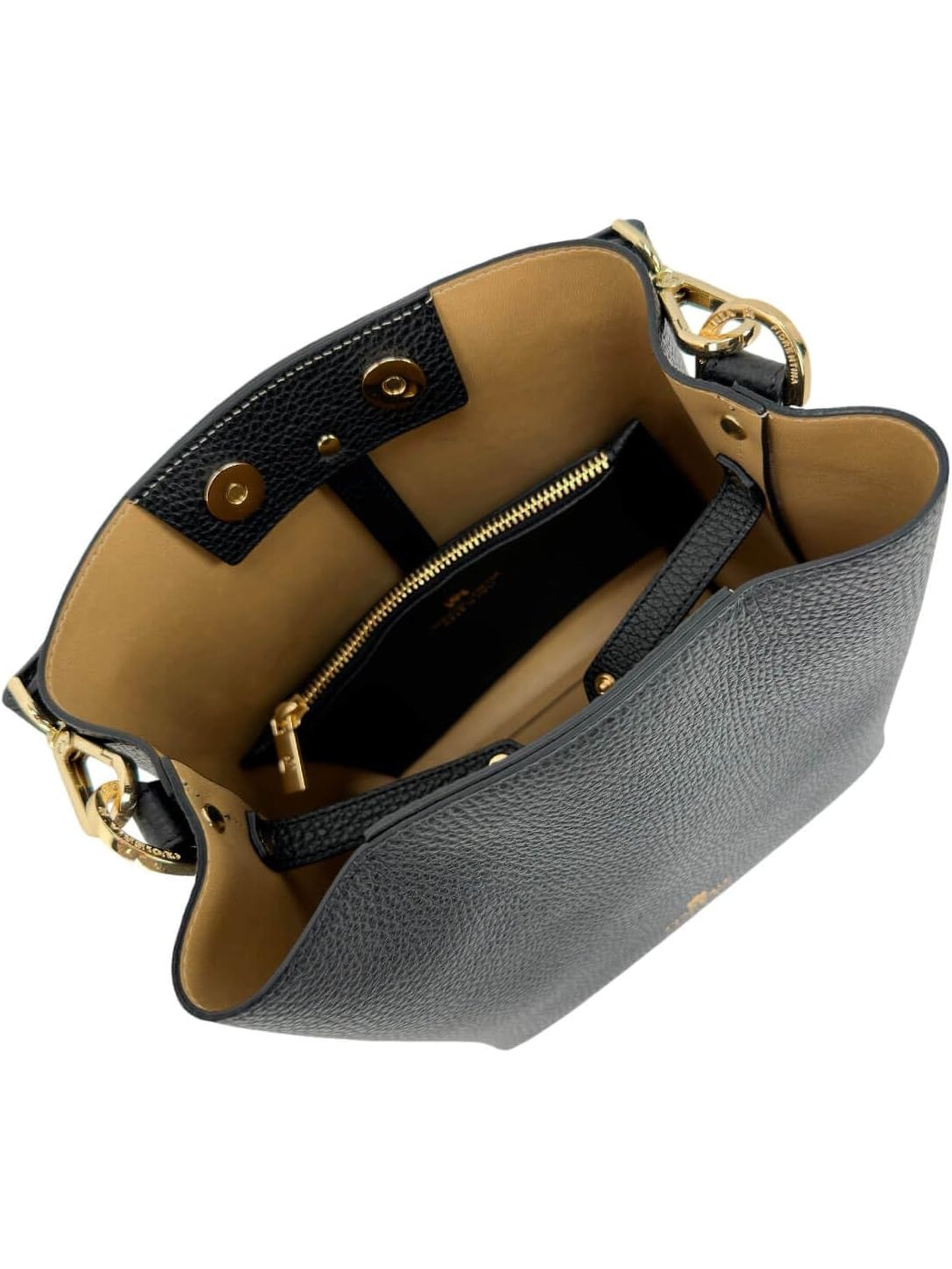 Borsa CUOIERIA FIORENTINA Donna ALICE SMALL BUCKET Nero