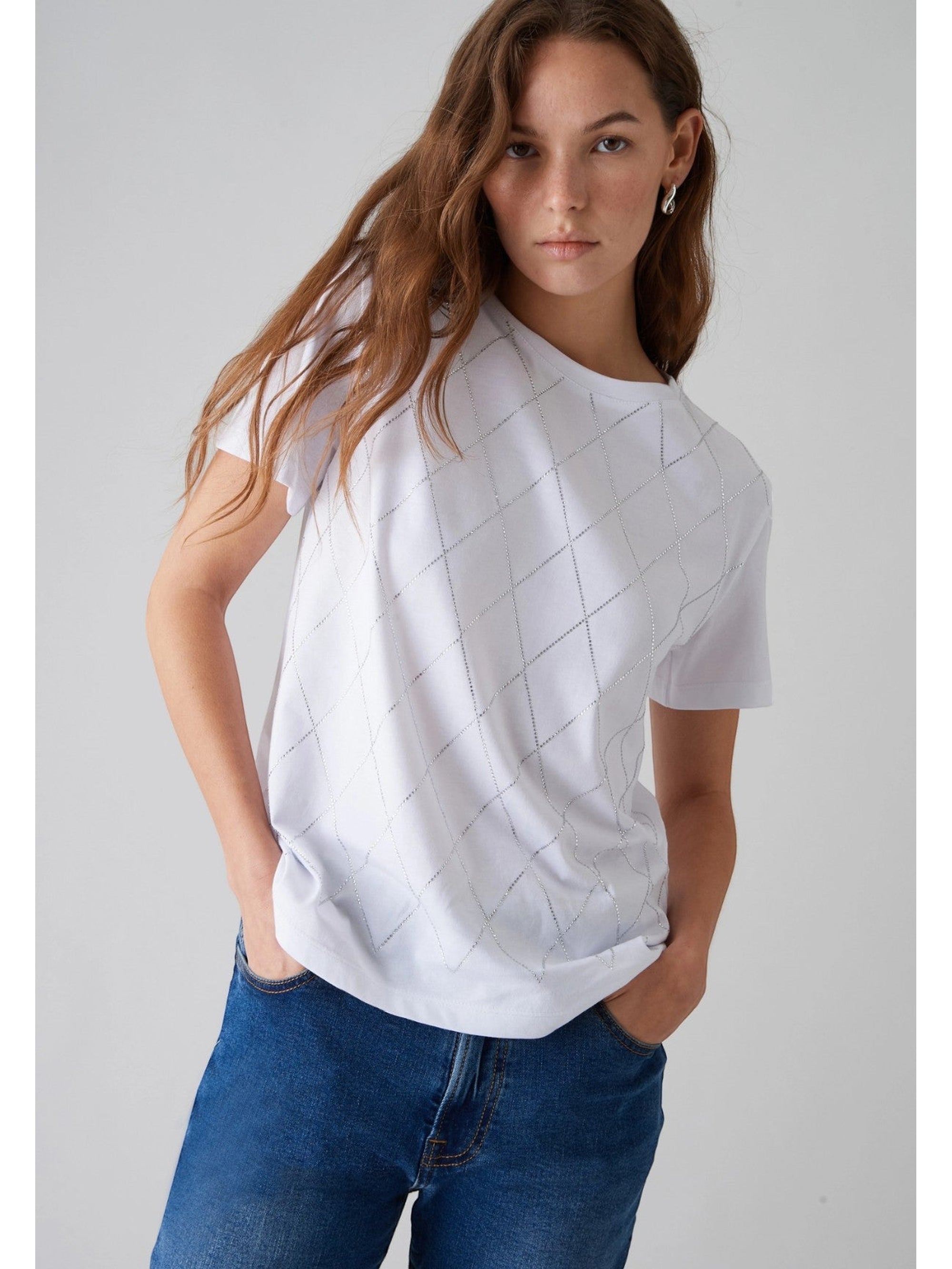 T-shirt Emme Marella Donna KIENS Bianco