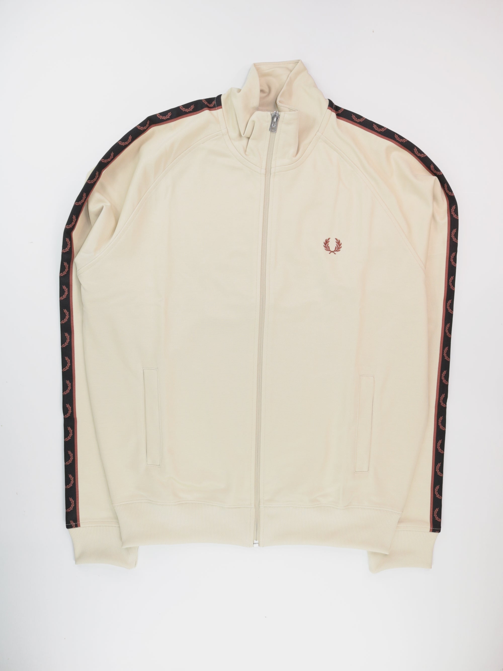 Felpa FRED PERRY Uomo CONTRAST Avorio