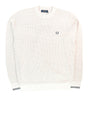 Pullover Fred Perry Uomo Waffle Avorio Fred Perry  Angolo dello Sport