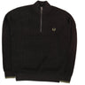 Pullover FRED PERRY Uomo WAFFLE Nero