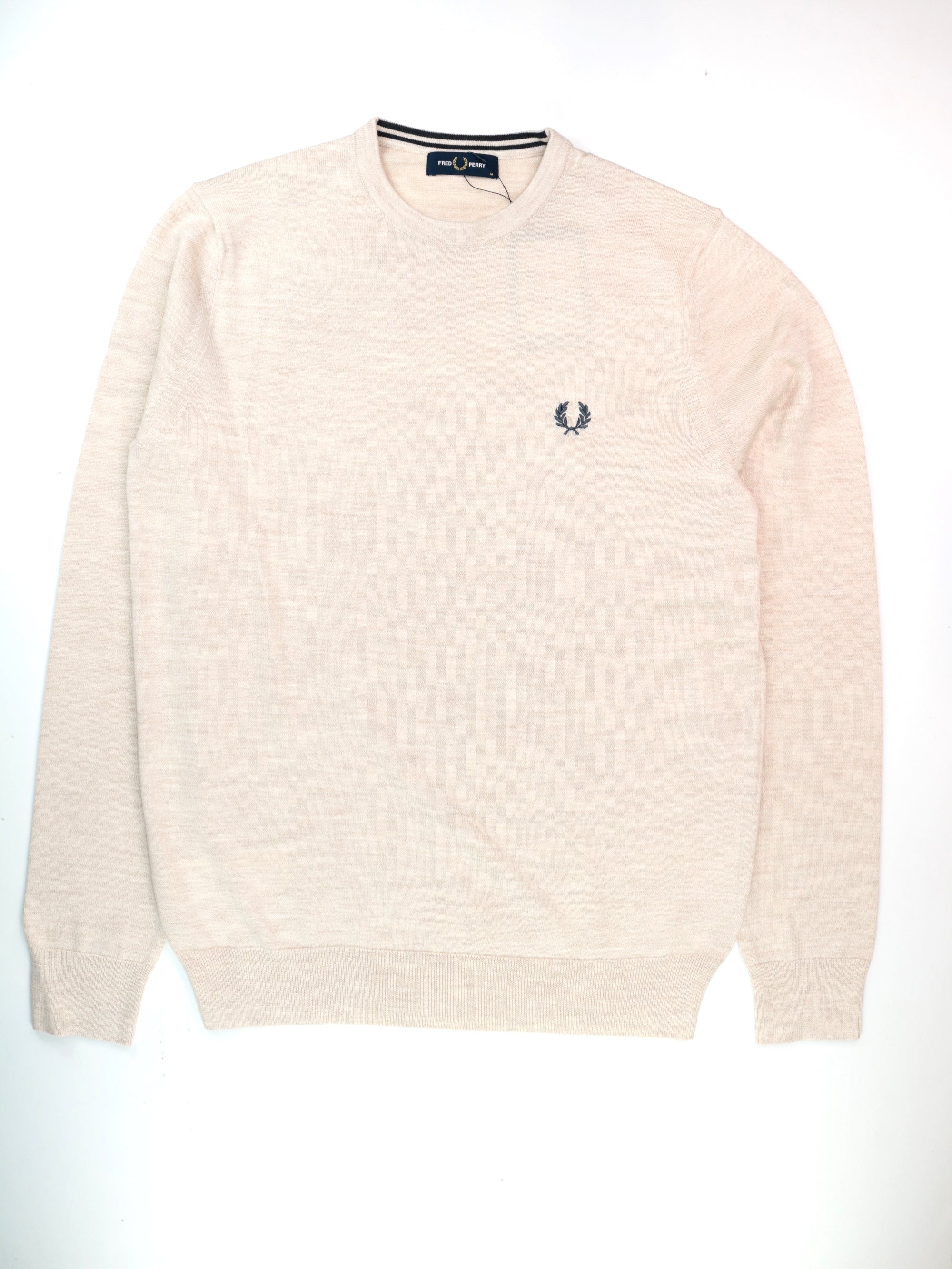 Pullover FRED PERRY Uomo CLASSIC CREW Avorio