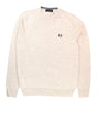Pullover Fred Perry Uomo Classic Crew Avorio Fred Perry  Angolo dello Sport