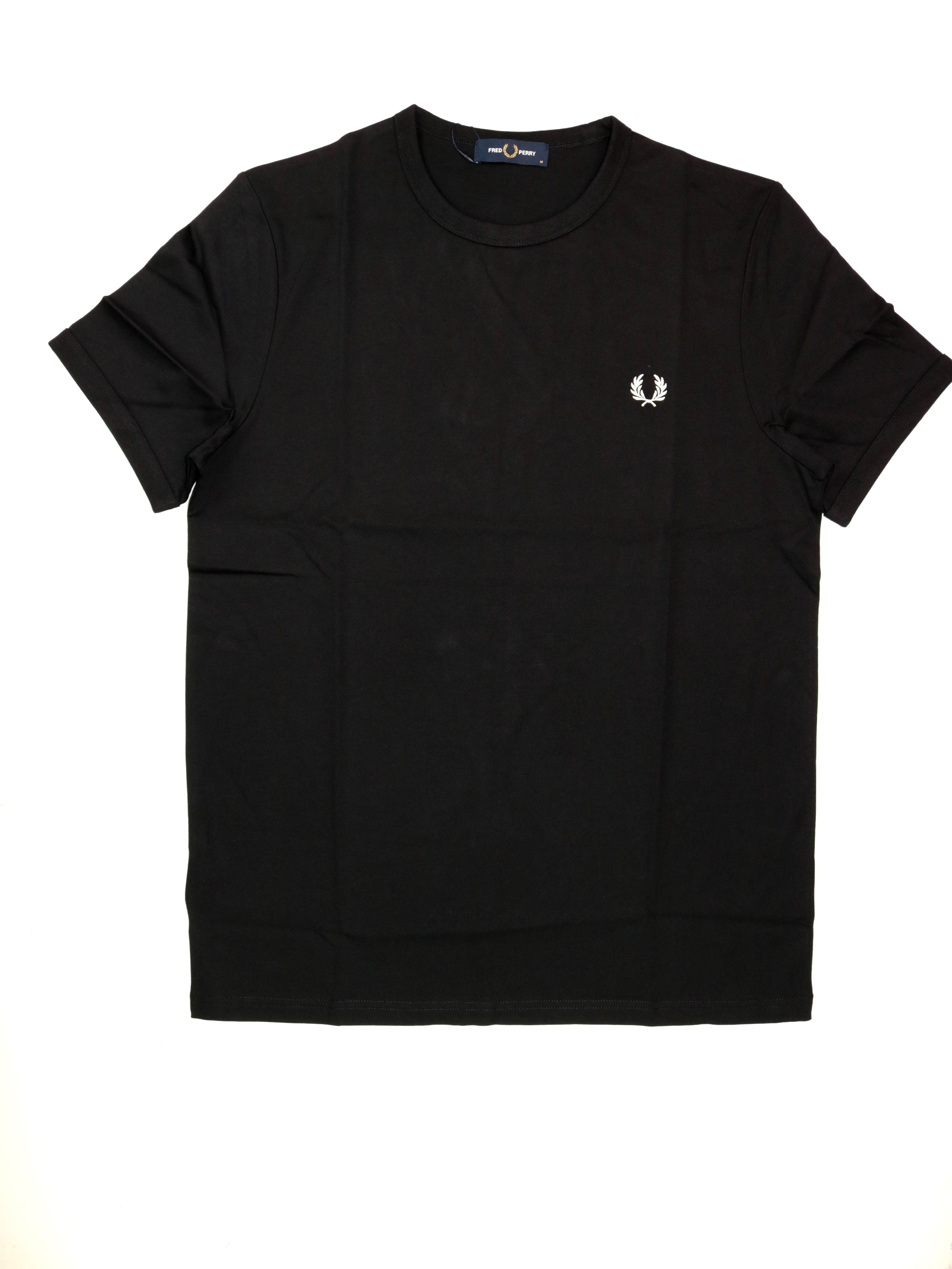 T-shirt FRED PERRY Uomo RINGER Nero