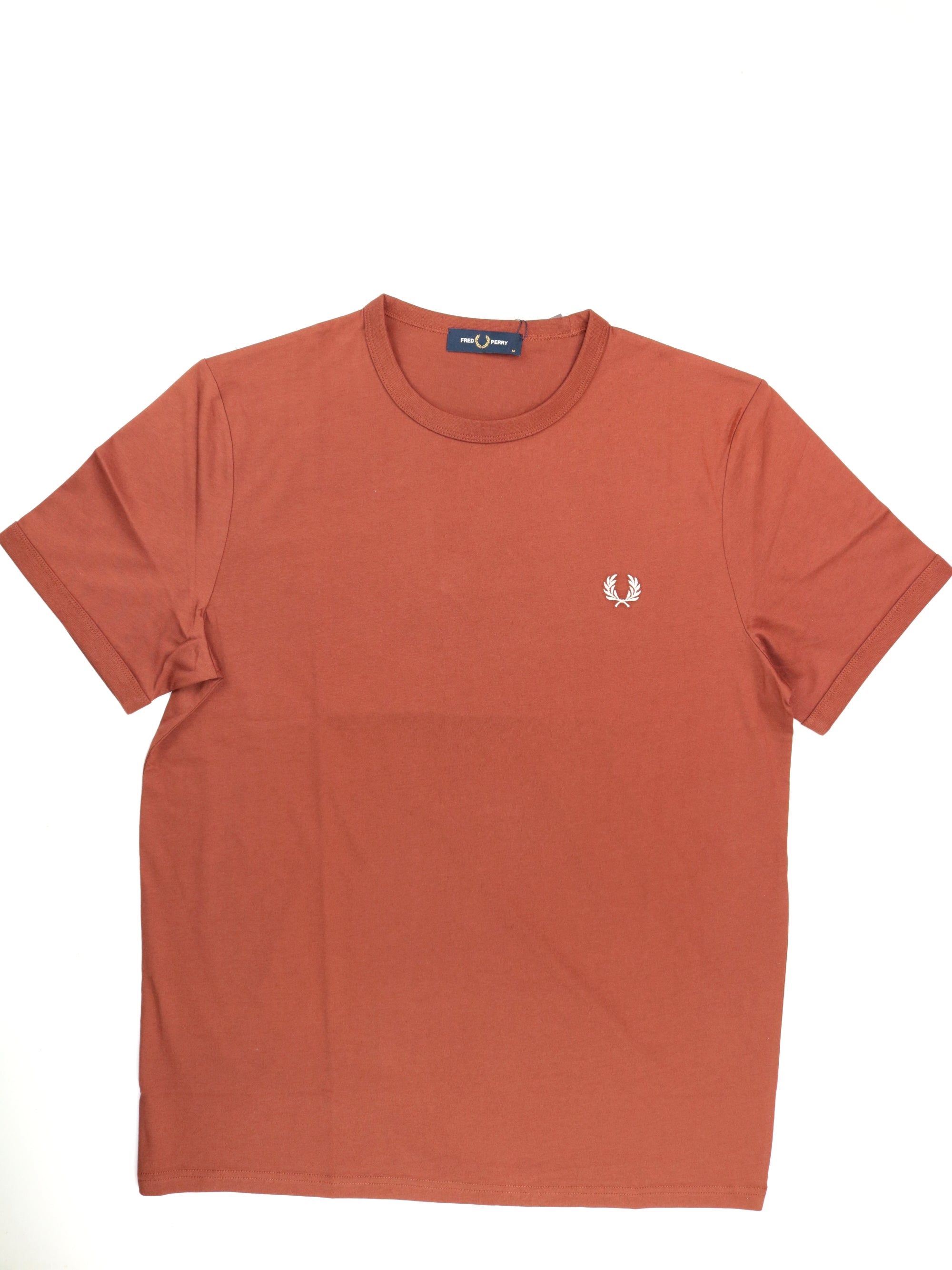 T-shirt FRED PERRY Uomo RINGER Arancione