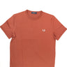 T-shirt FRED PERRY Uomo RINGER Arancione