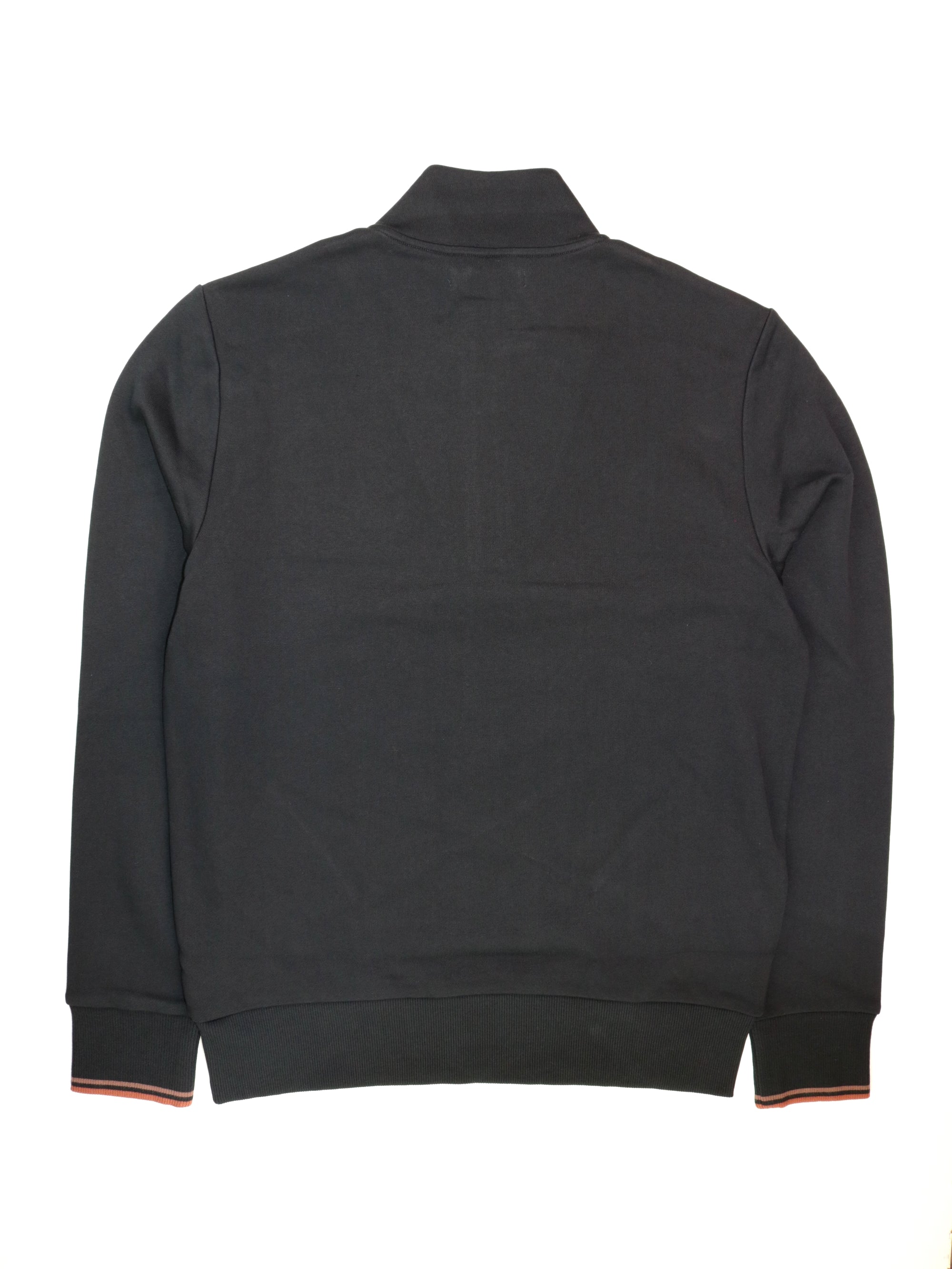 Felpa FRED PERRY Uomo HALF ZIP Nero