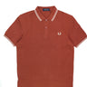 Polo FRED PERRY Uomo THE TWIN Arancione