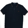 Polo FRED PERRY Uomo THE TWIN Navy